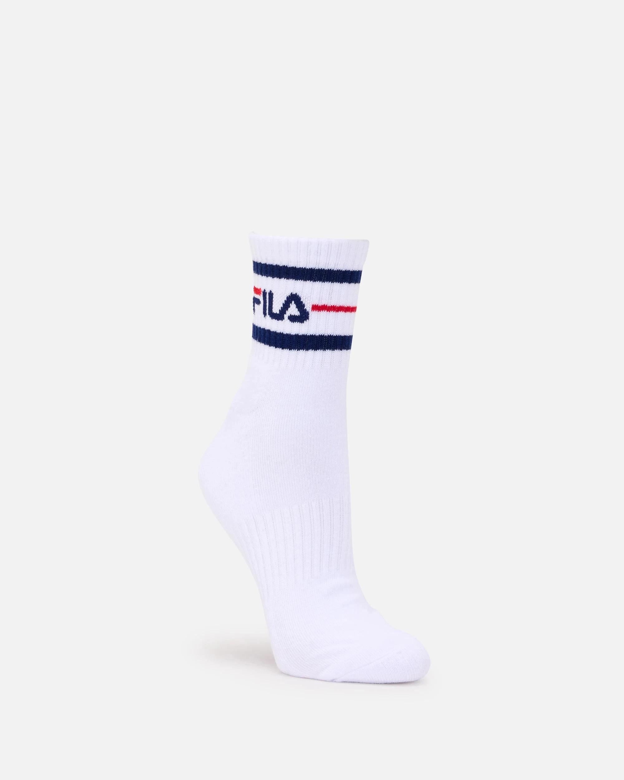 2 Fila Quarter Crew 3 Pack Socks WHITE, 2 of 4