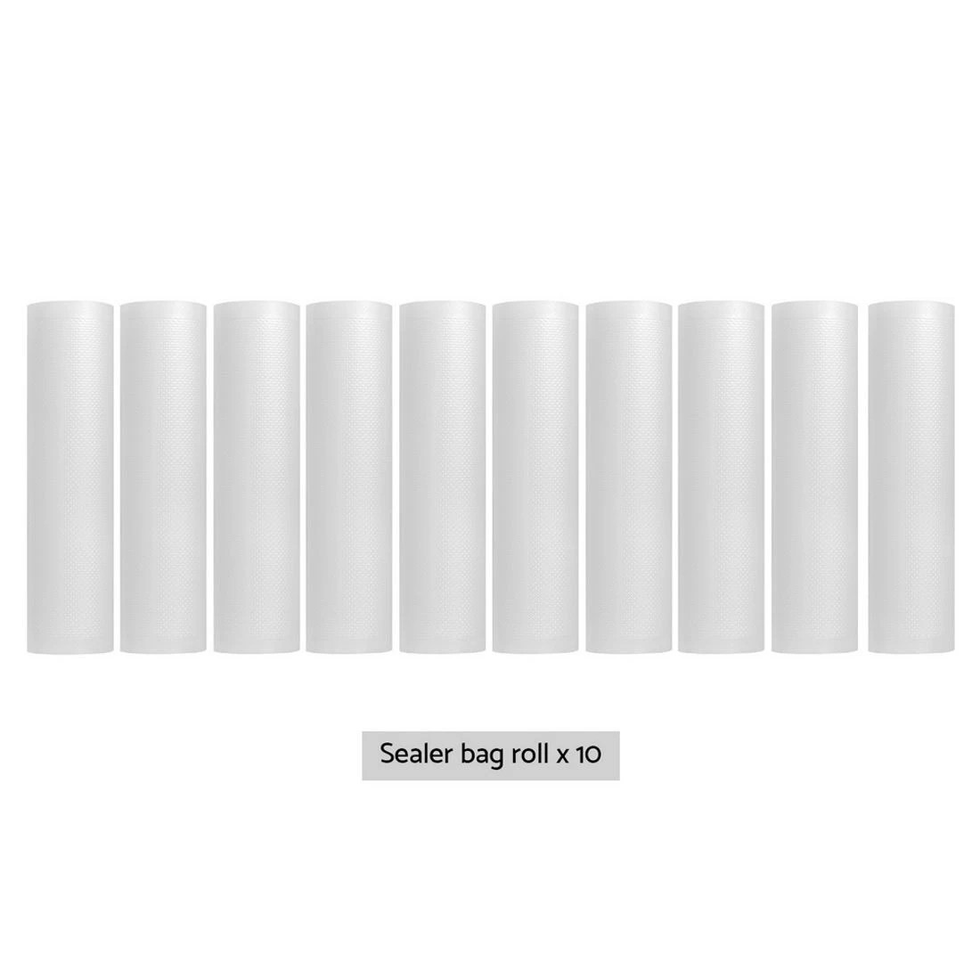 1 10 Rolls Food Vacuum Sealer Bags Storage Saver Heat Sealing Bag Pack - Clear, 1 of 1