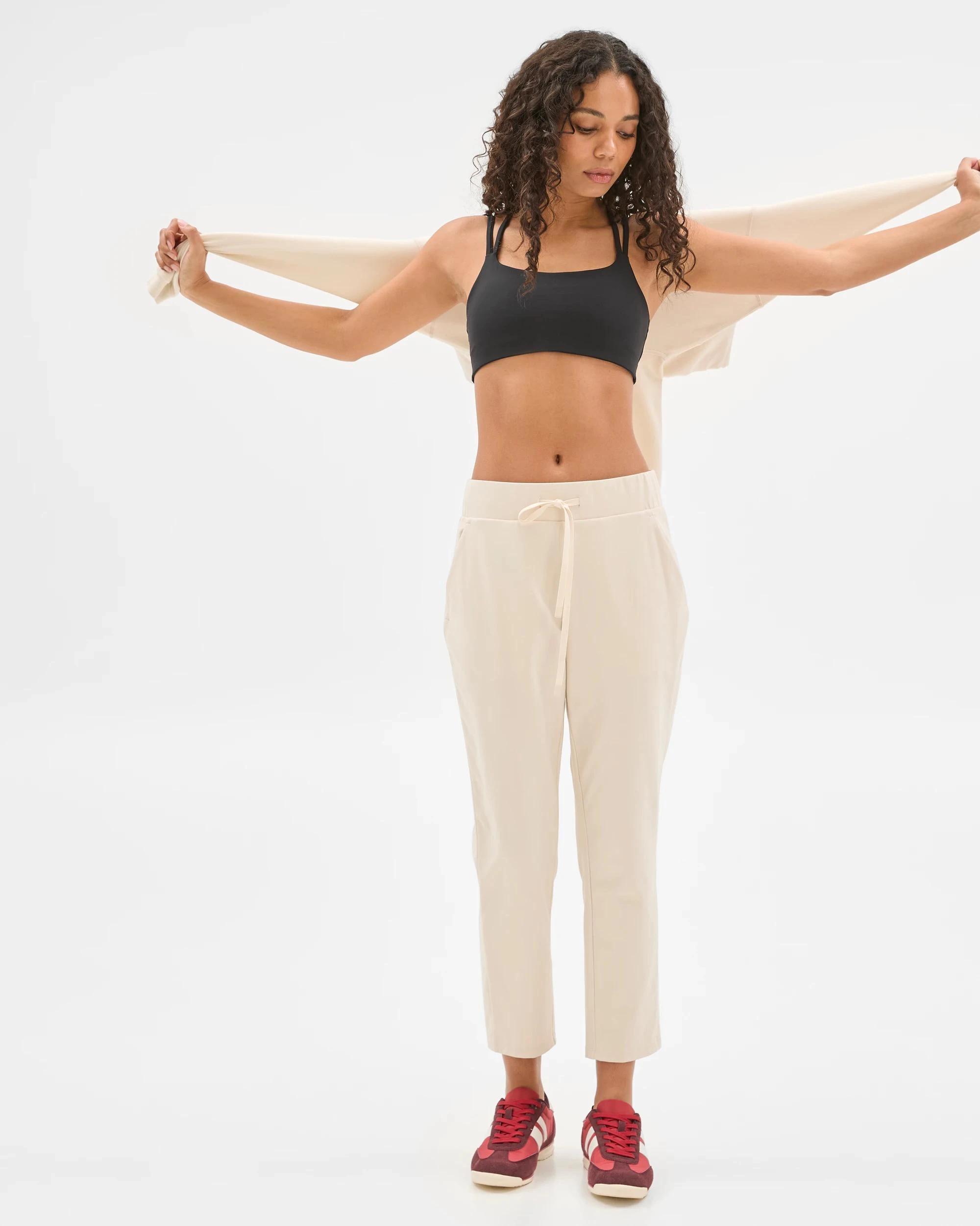 1 Target Active Studio Soft Travel Pants OATMILK, 1 of 6