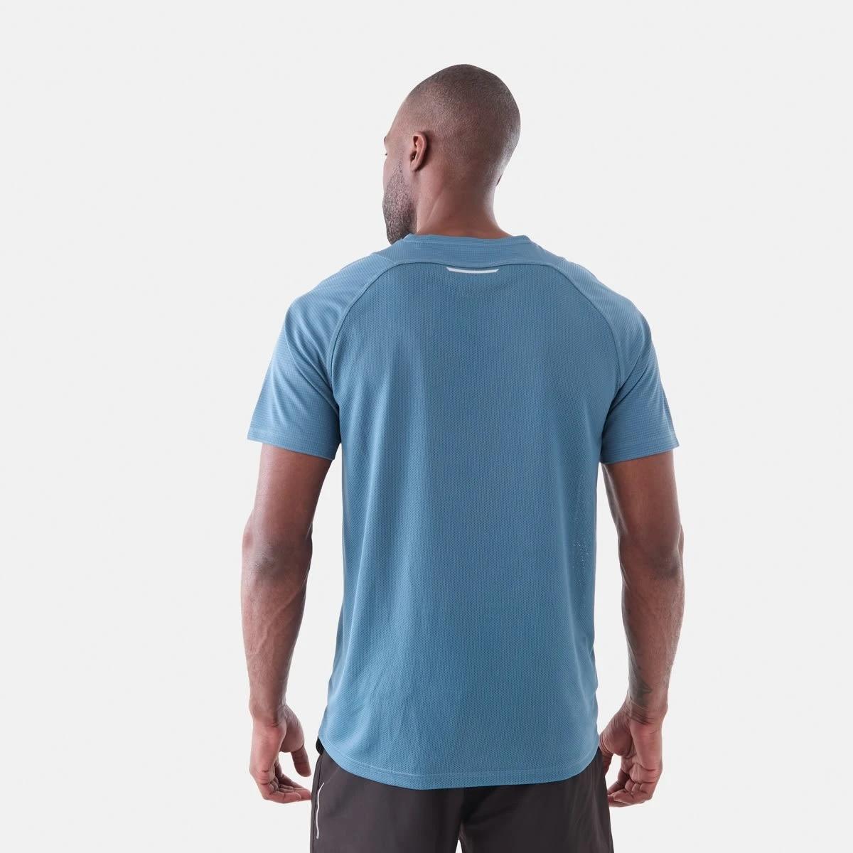 3 Active Mens Performance T-shirt Blu Wwood, 3 of 7