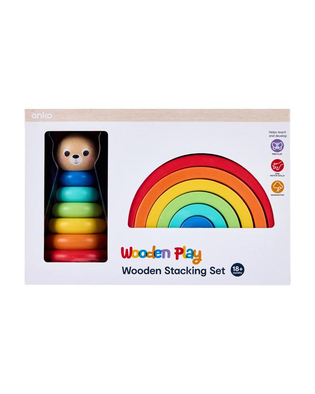 Wooden Play Stacking
