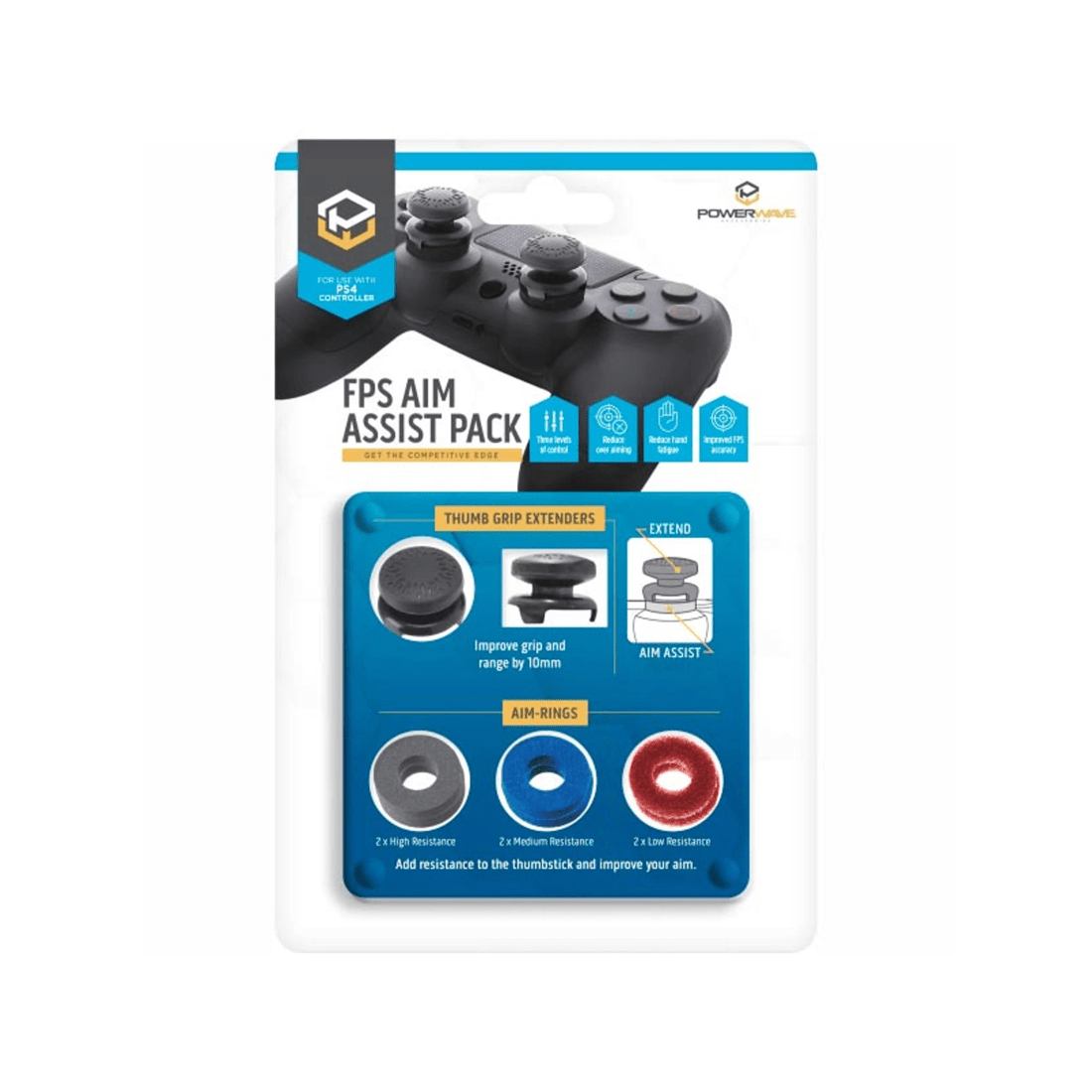 1 Powerwave FPS Aim Assist Pack for PS4, 1 of 5