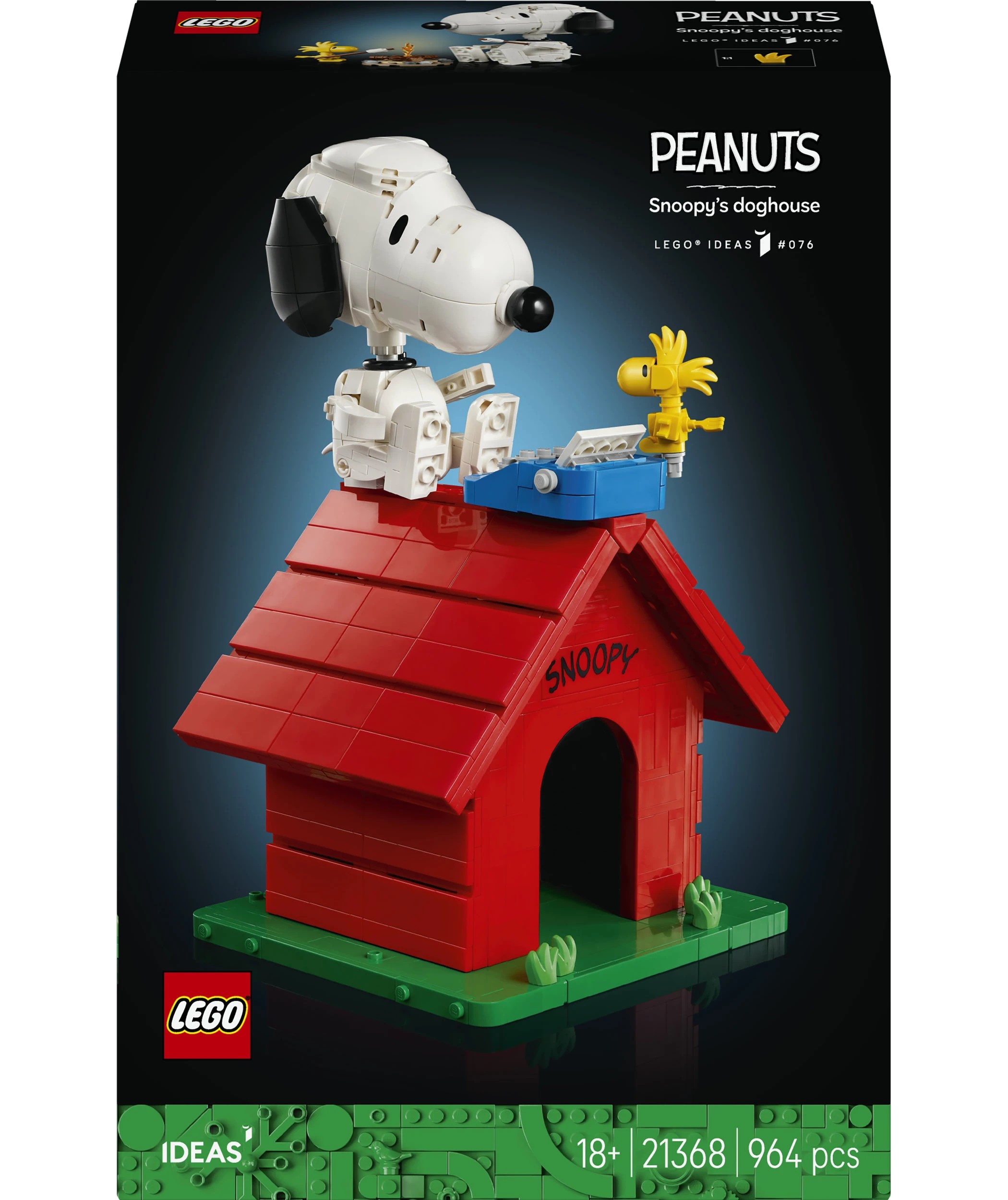 1 LEGO Ideas Peanuts: Snoopy's Doghouse 21368, 1 of 9