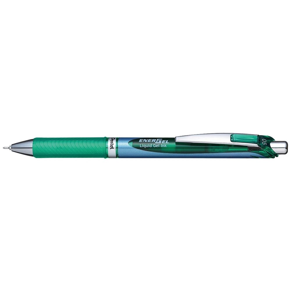 1 Pentel Energel BLN75 Gel Pen 0.5mm Green, 1 of 1