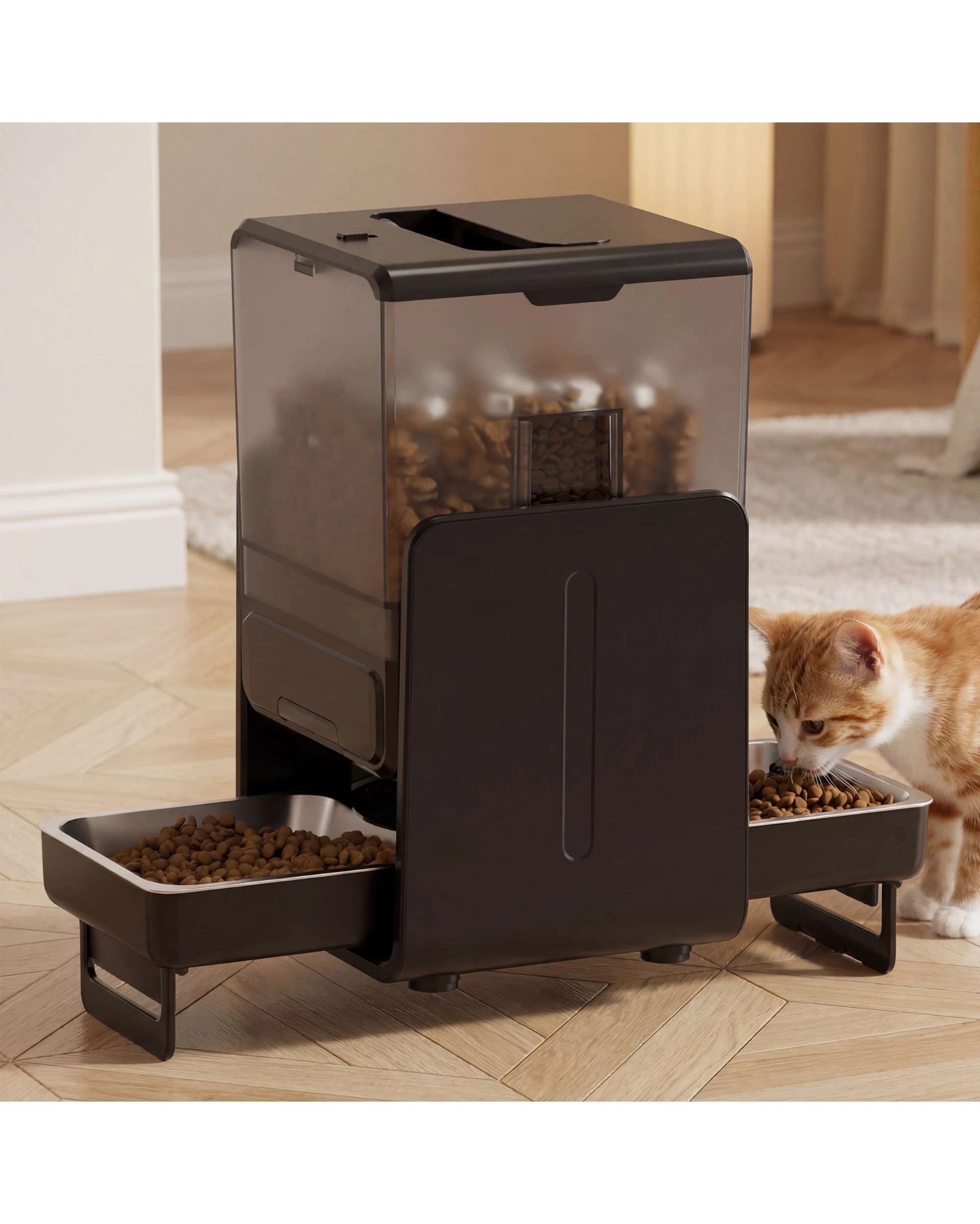 5 Advwin 5L Automatic Pet Feeder 2 Bowl Smart Cat Feeder, 5 of 7