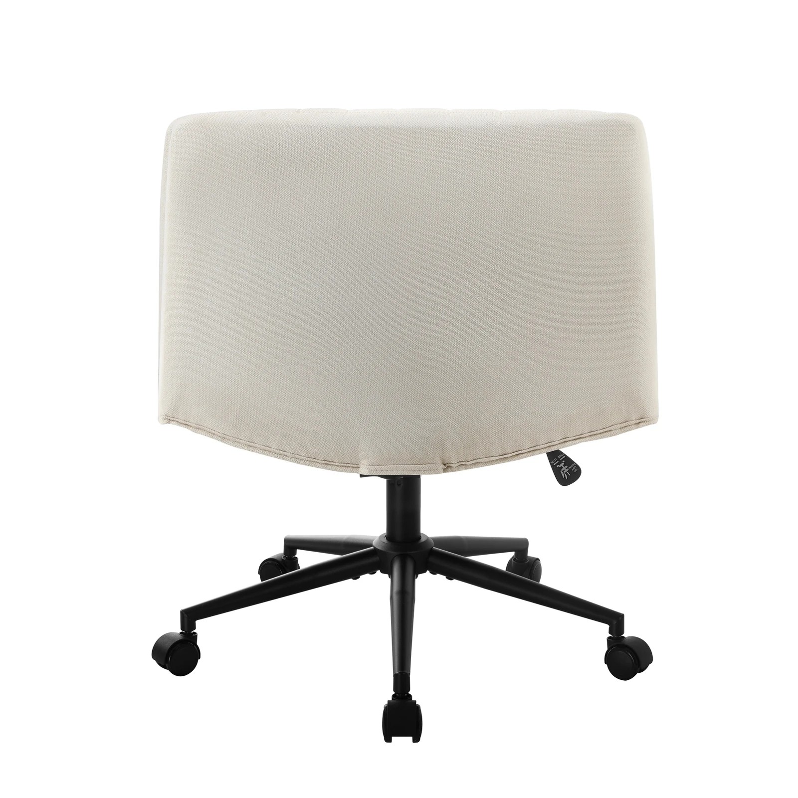 8 Oikiture Armless Office Desk Chair Linen
 - Beige, 8 of 10