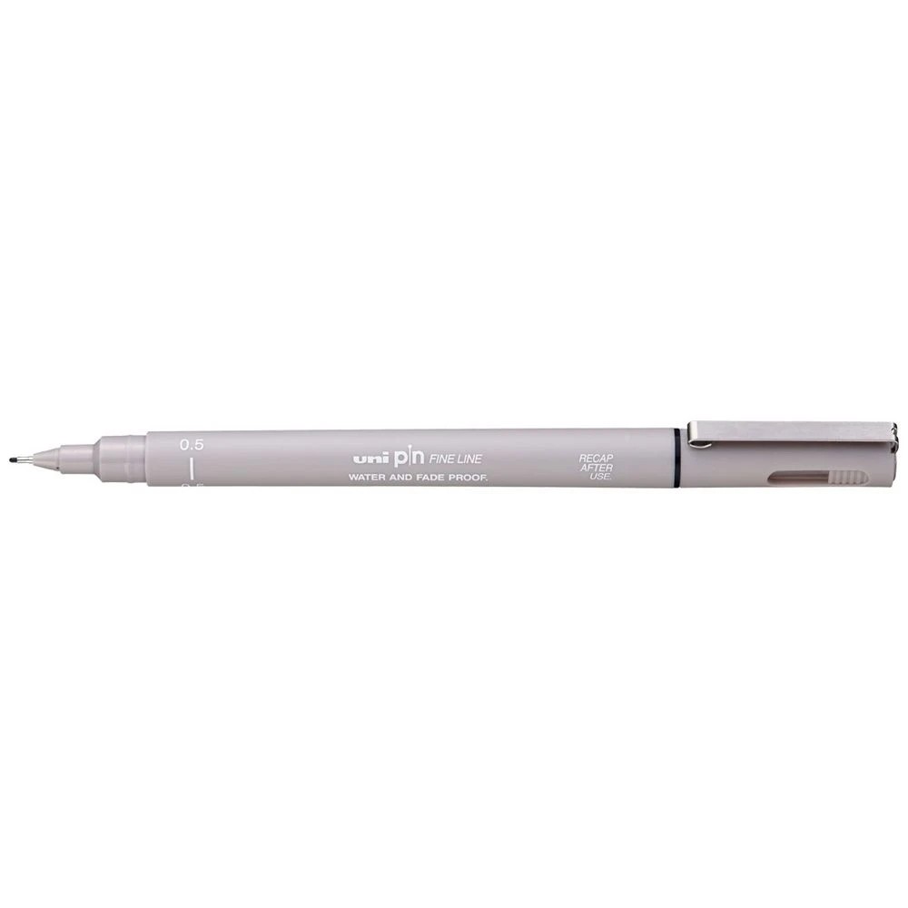 1 Uni Pin Fineliner 0.5 mm Light Grey, 1 of 2