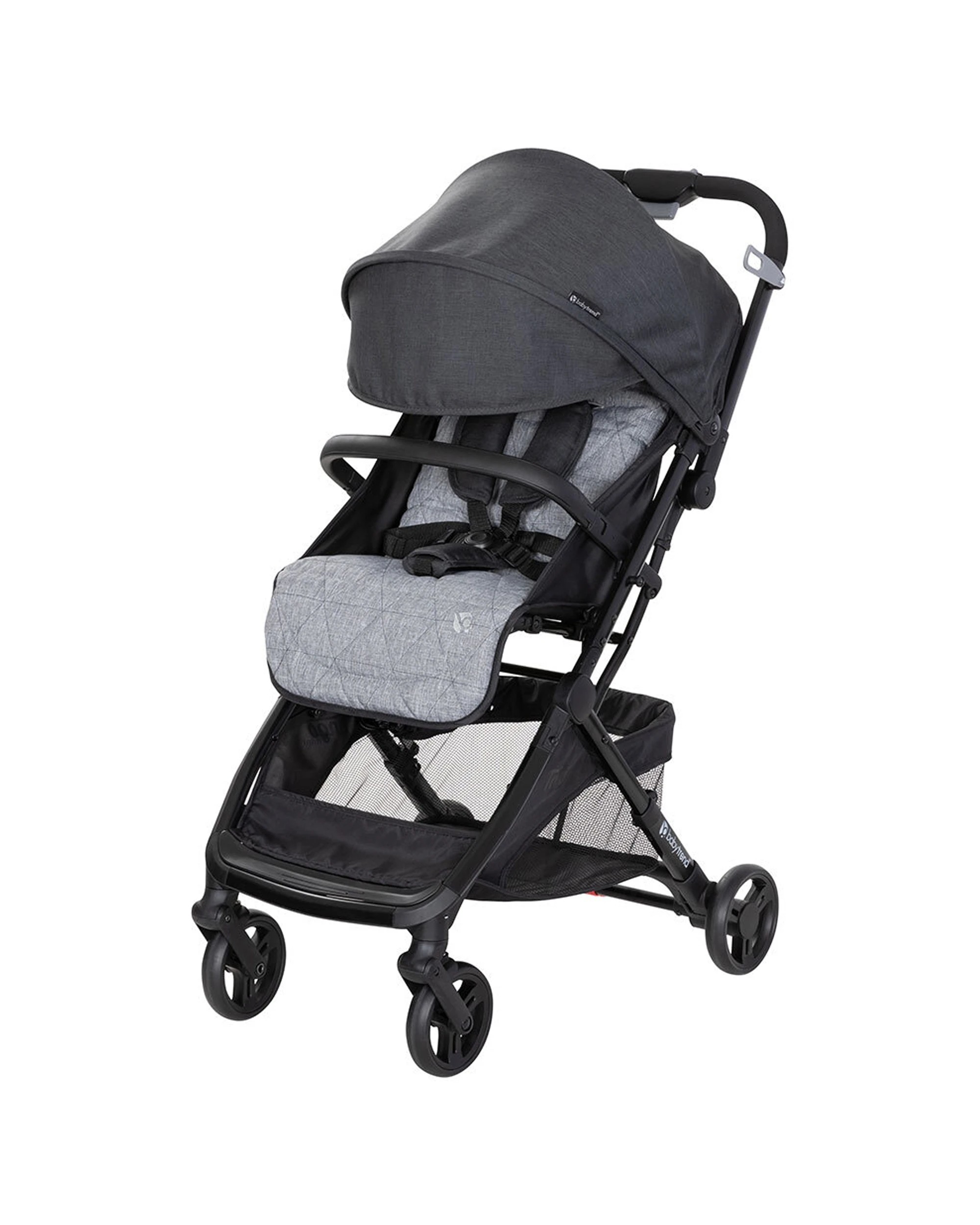 1 Baby Trend Tango Mini Travel Stroller Upf50 Protection Evening Toddler Stroller
 - Grey, 1 of 9