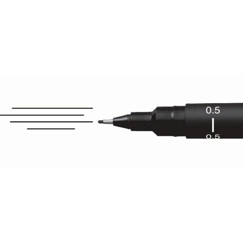 2 Uni-Ball Uni Pin 0.5mm Fineliner Black, 2 of 2