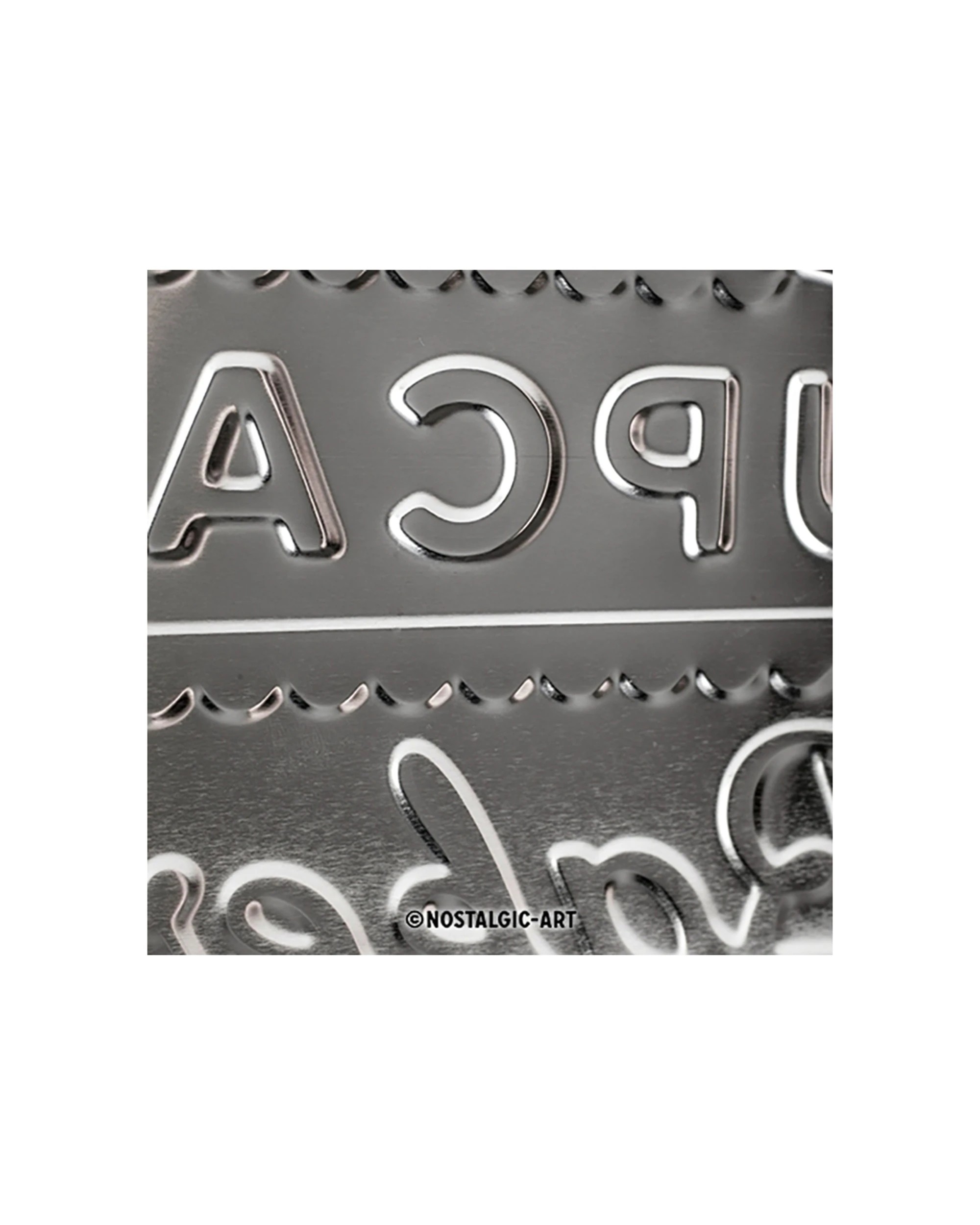 3 Nostalgic-Art Large 30x40cm Metal Wall Art Sign Plaque - Cupcake Bakery - Multi, 3 of 3