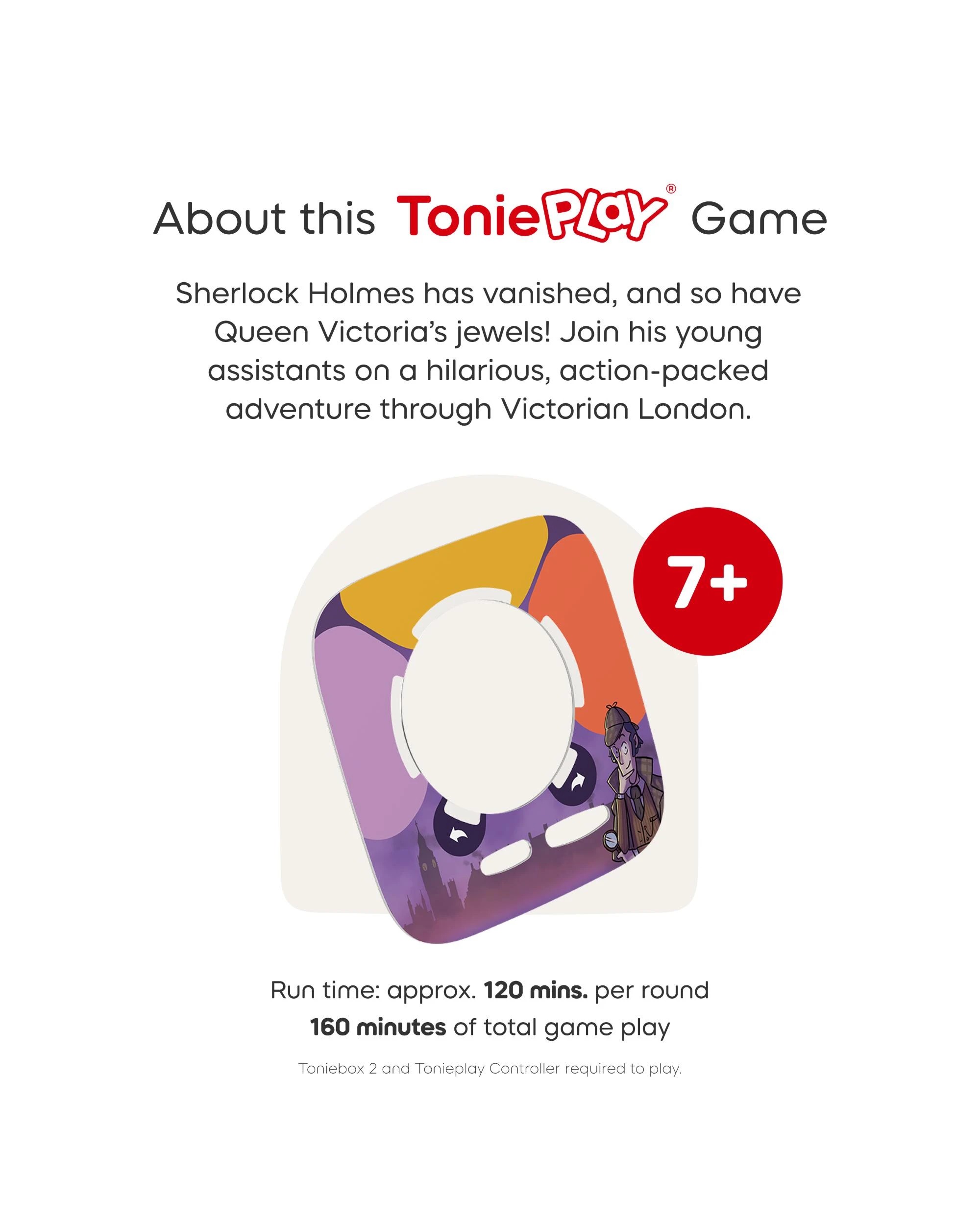 4 Tonies  The Junior Detectives - Case of the Missing Genius - Find Sherlock! - Tonieplay Story - Multi, 4 of 7