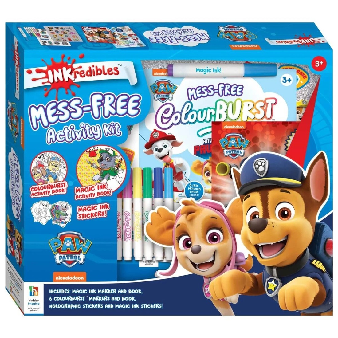 1 INKredibles Nickelodeon PAW Patrol ColourBurst Mess-Free Activity Kit - Book, 1 of 8