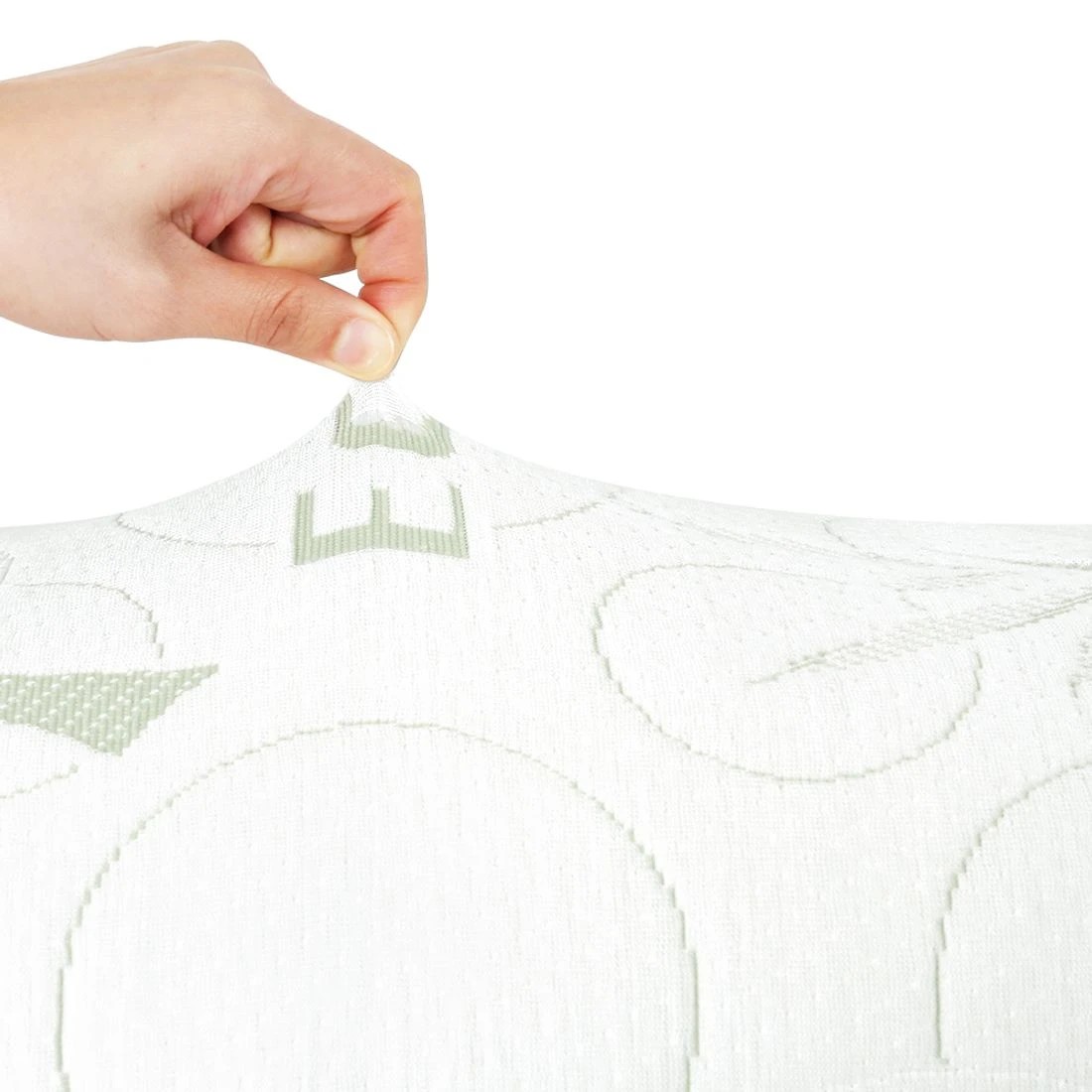 9 Giselle Bedding Body Support Pillow Bamboo Cover - White, 9 of 10