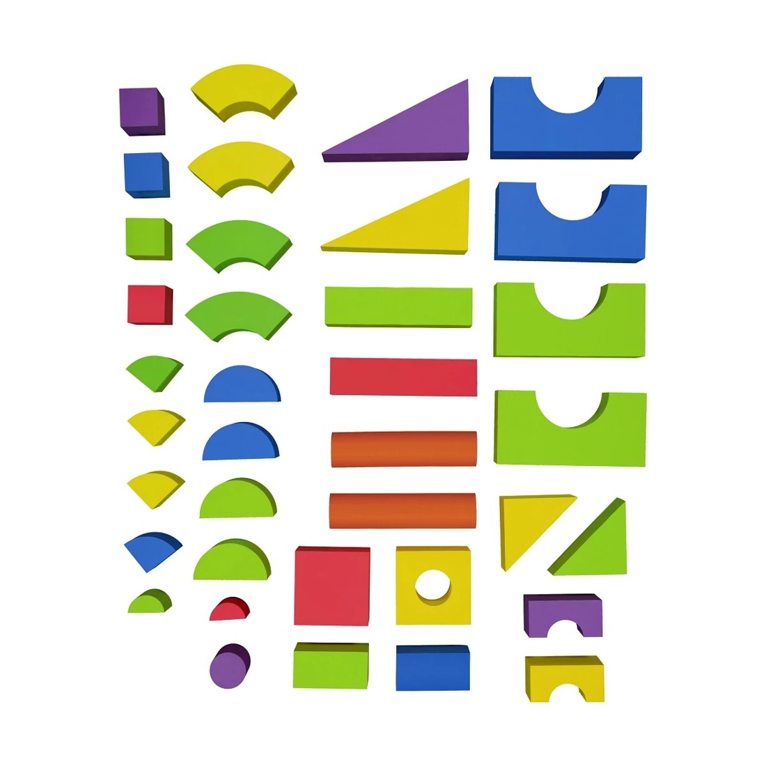 7 37 Piece EVA Block Set, 7 of 9