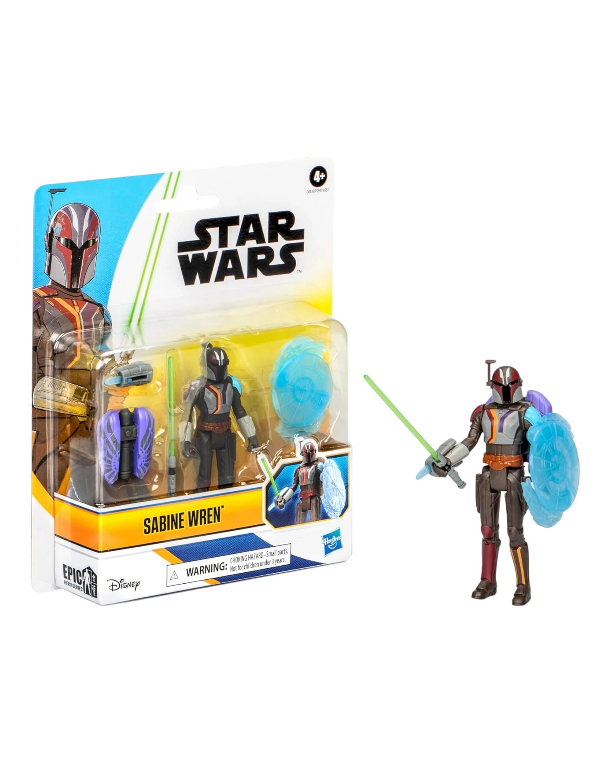 1 Star Wars Epic Hero Series Sabine Wren Deluxe 4 inch Action Figure, 1 of 5
