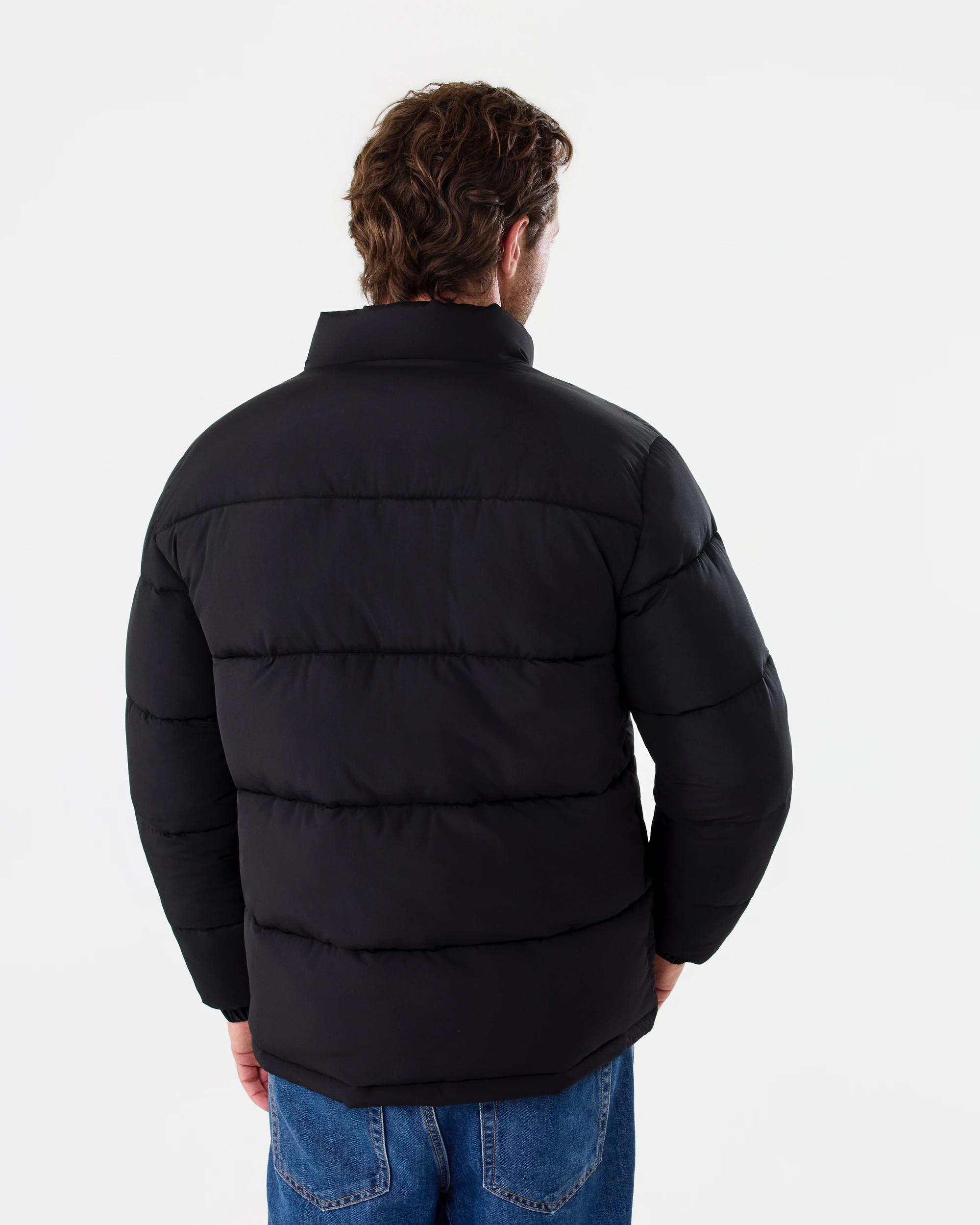 4 Funnel Neck Puffer Jacket Black, 4 of 7