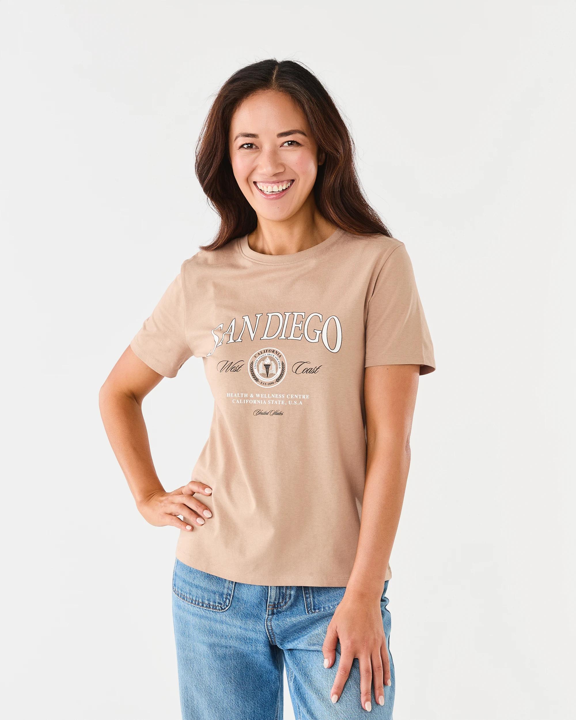 1 Short Sleeve Printed T-shirt Sandiego, 1 of 5