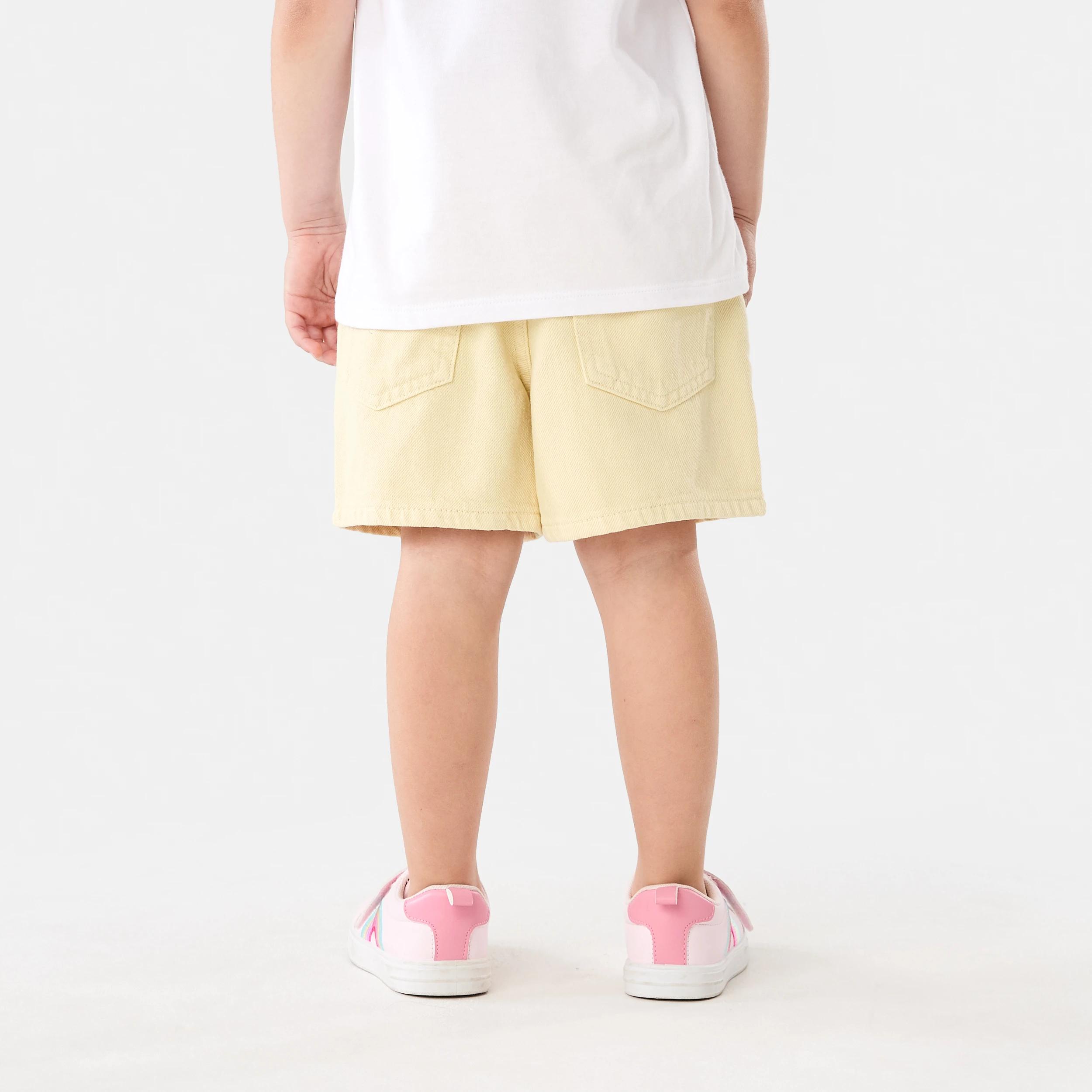 2 Denim Acid Wash Shorts Ylw Butter, 2 of 6