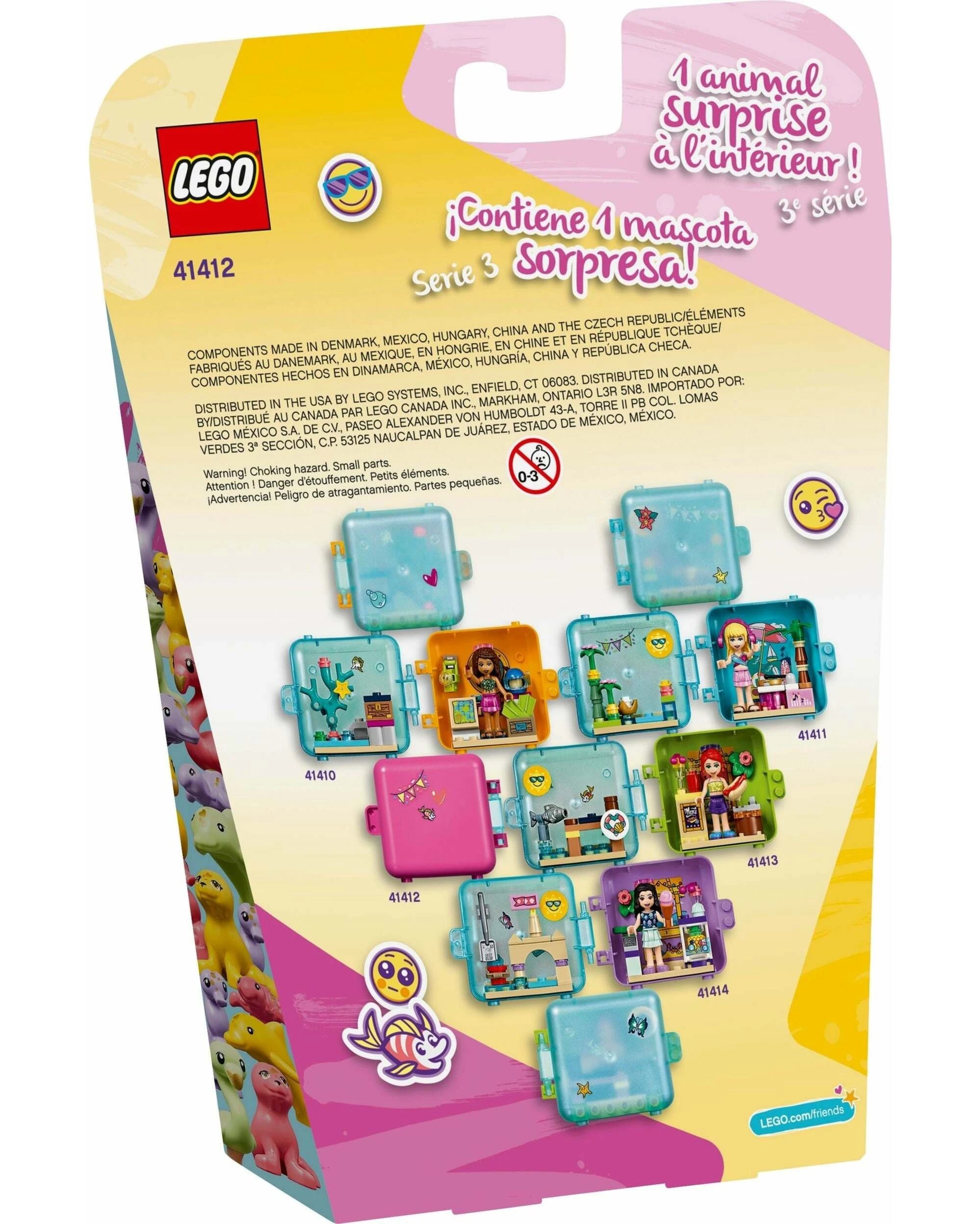 4 LEGO 41412 Olivia's Summer Play Cube: Beach Fun Travel Toy, 4 of 5