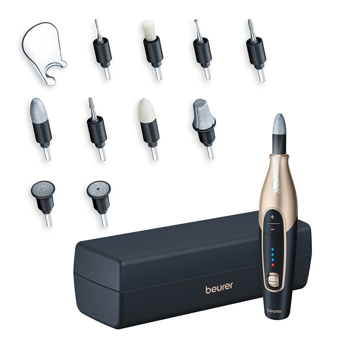 2 Beurer Special Edition Rechargeable Manicure and Pedicure Set with Charging Storage Case, 2 of 5