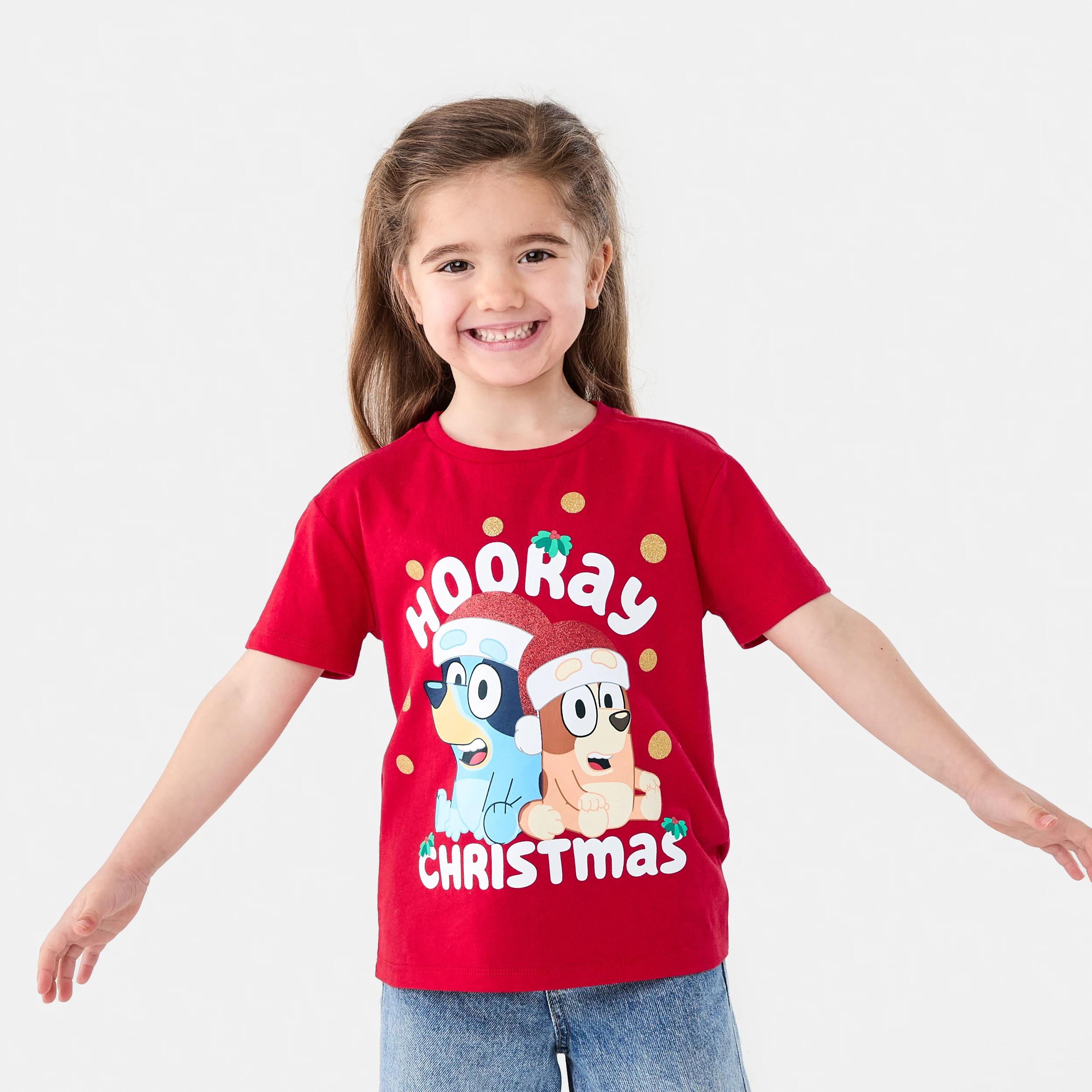 1 Bluey License Christmas Short Sleeve T-shirt BLUEY XMAS TEE, 1 of 6
