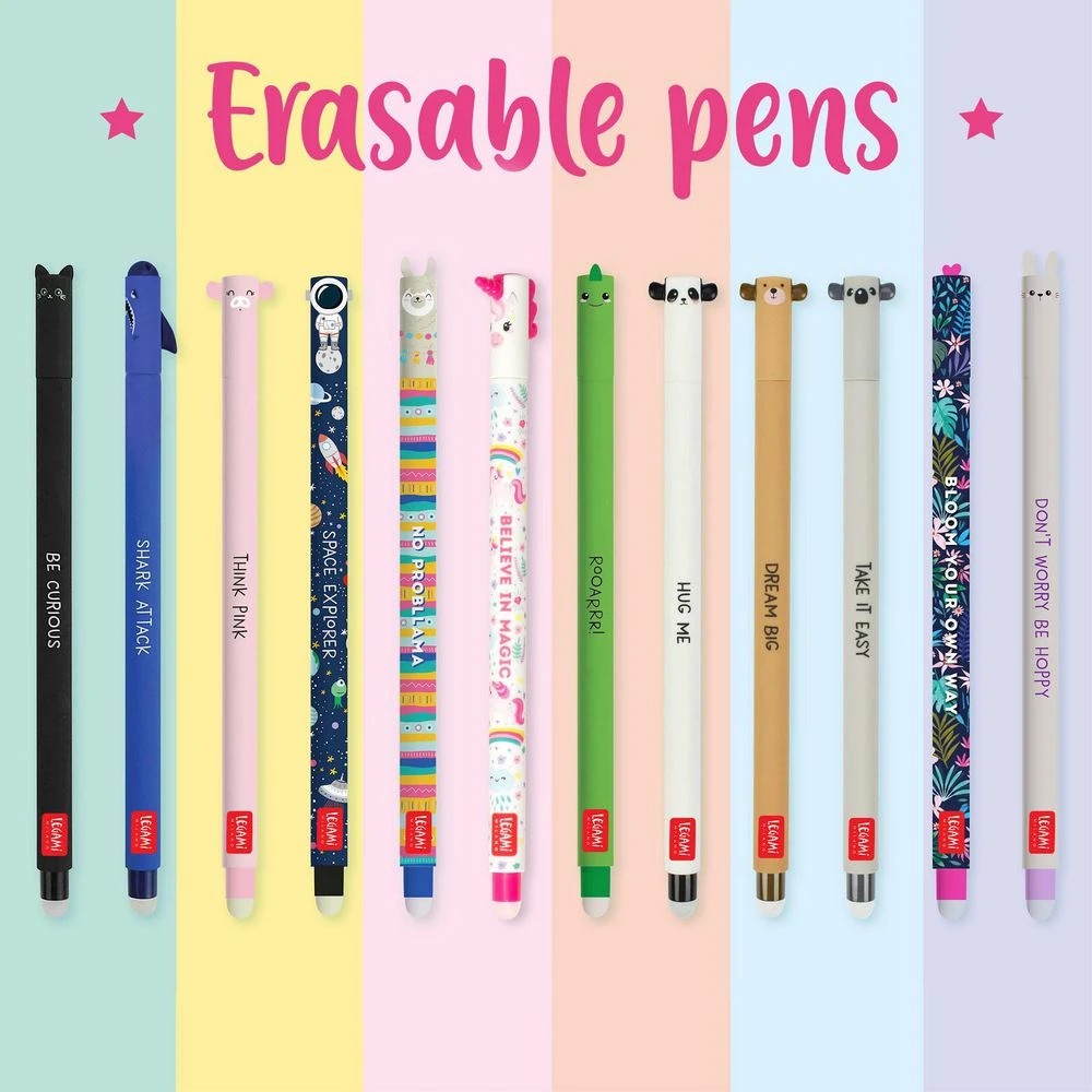 4 Legami Erasable Gel Pen Elephant, 4 of 5
