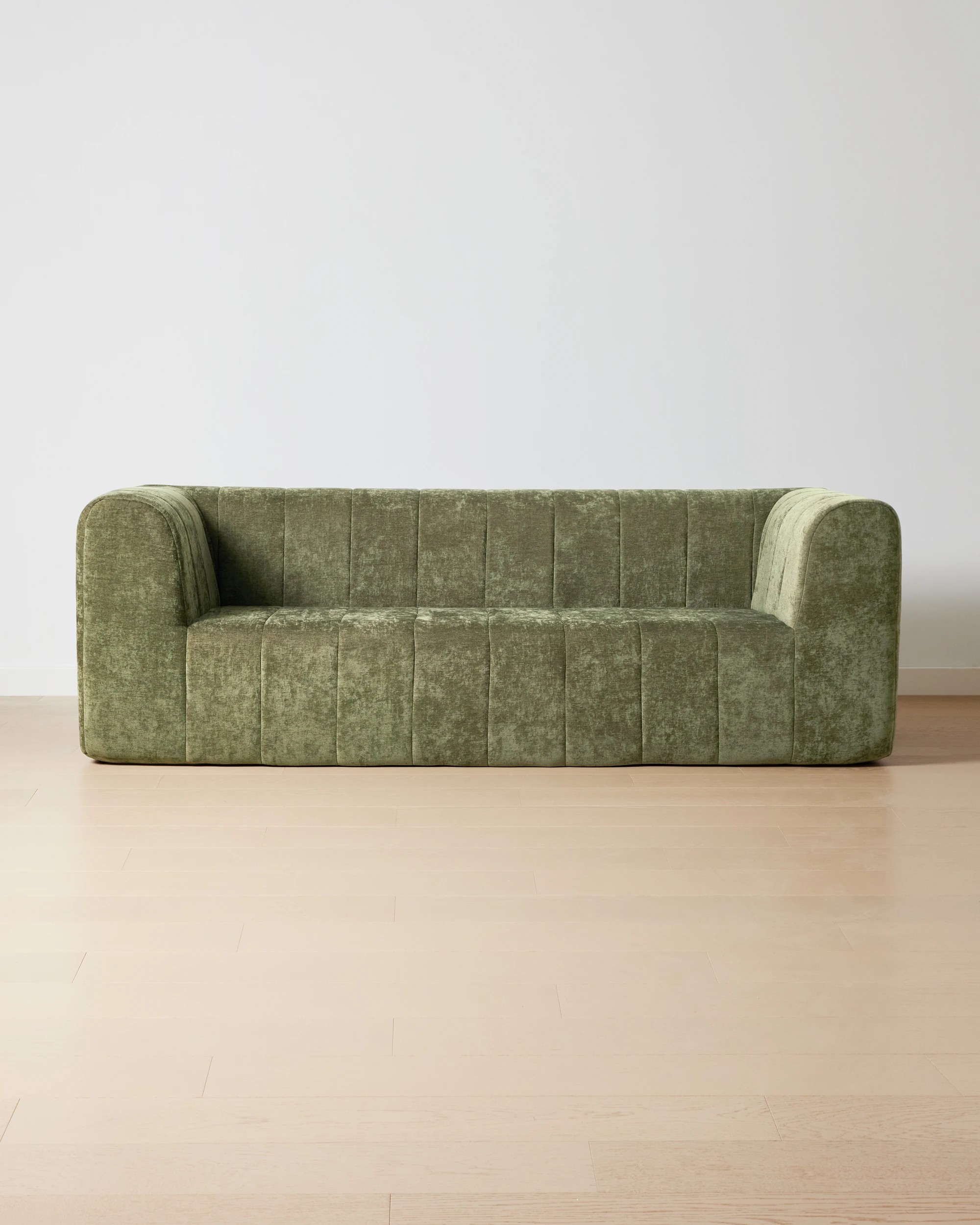 3 Trove 3 Seat Compressed Sofa - Green, 3 of 9
