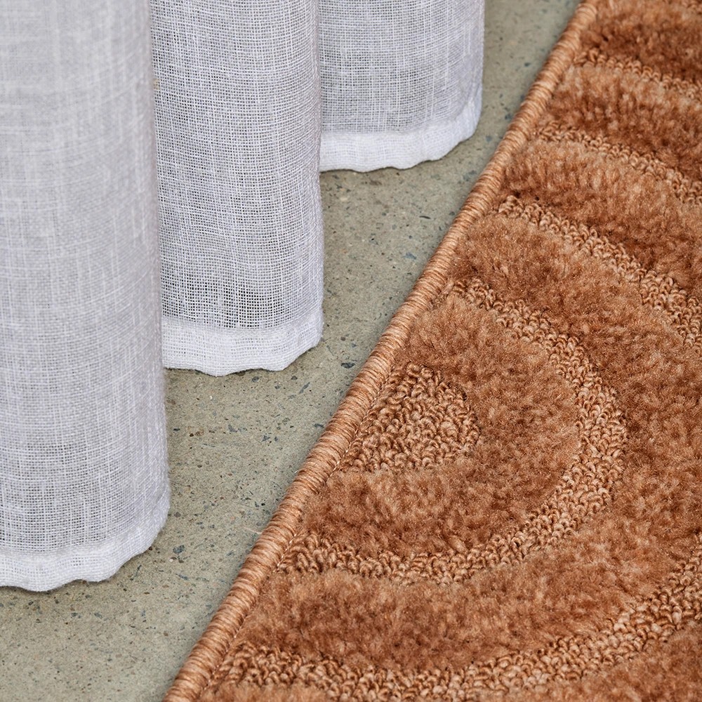 3 Common Ground Rugs Sanctuary Zina 400x300cm - Extra Extra Large Power Loomed Floor Rug - Brown, 3 of 7