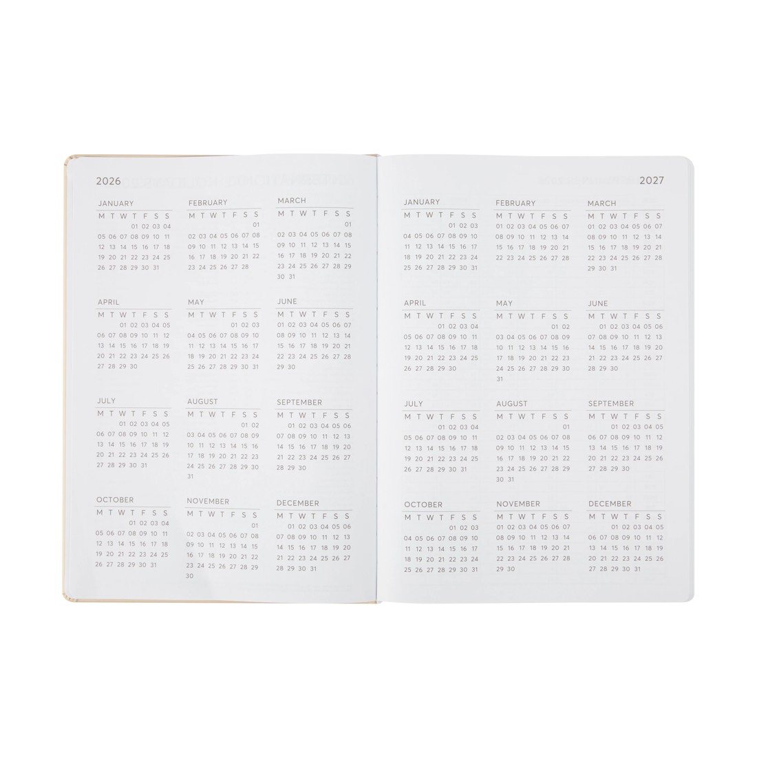 4 2026 Daily Diary - Beige, 4 of 8