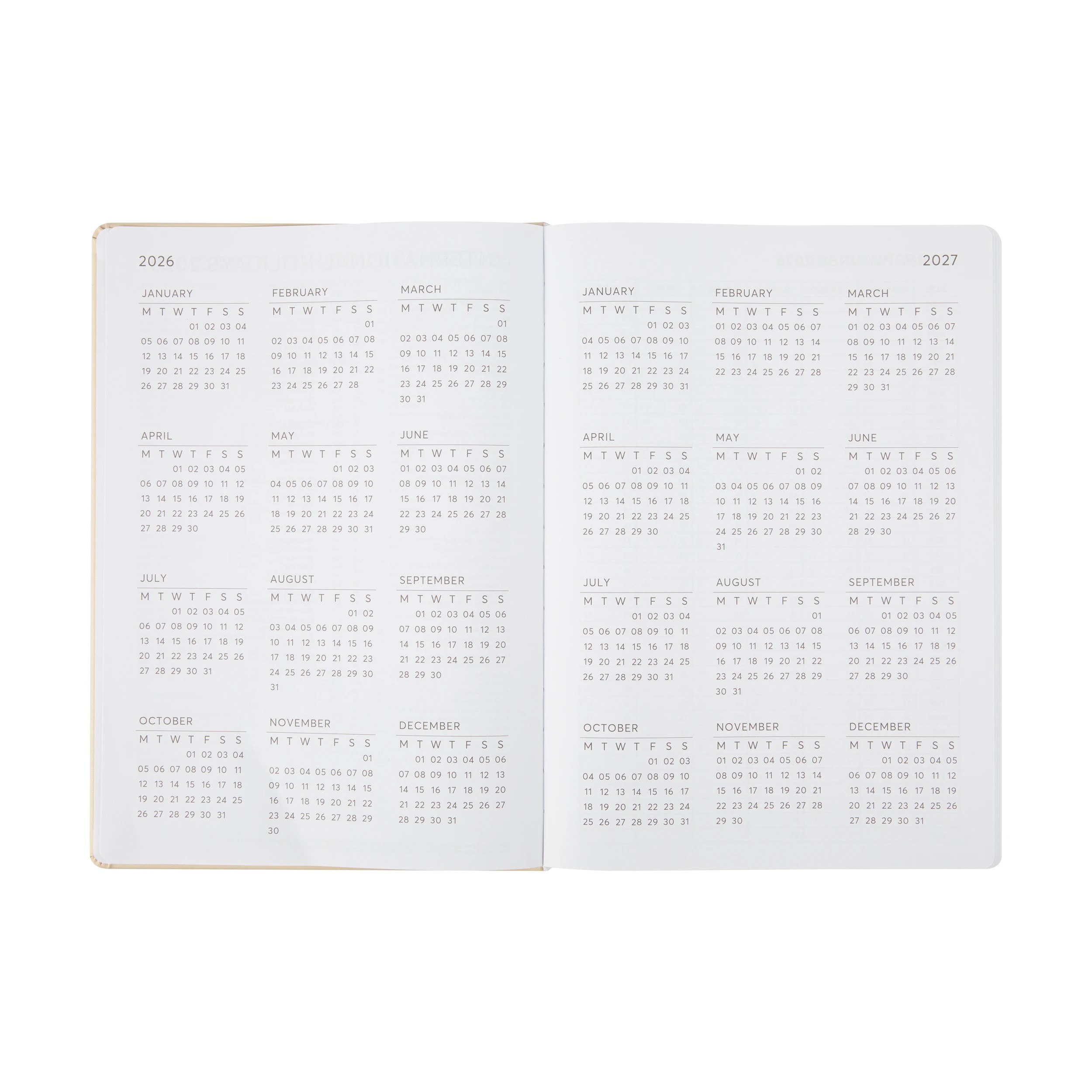 4 2026 Daily Diary - Beige, 4 of 8