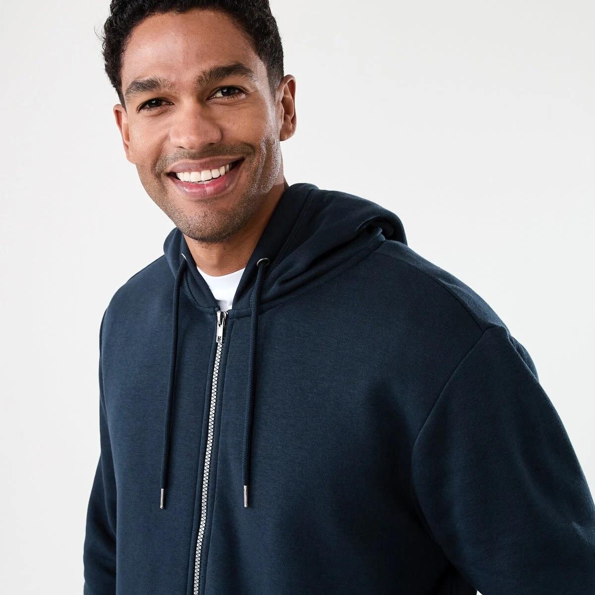 5 Comfort Zip Through Hoodie Nvy Sphire, 5 of 7