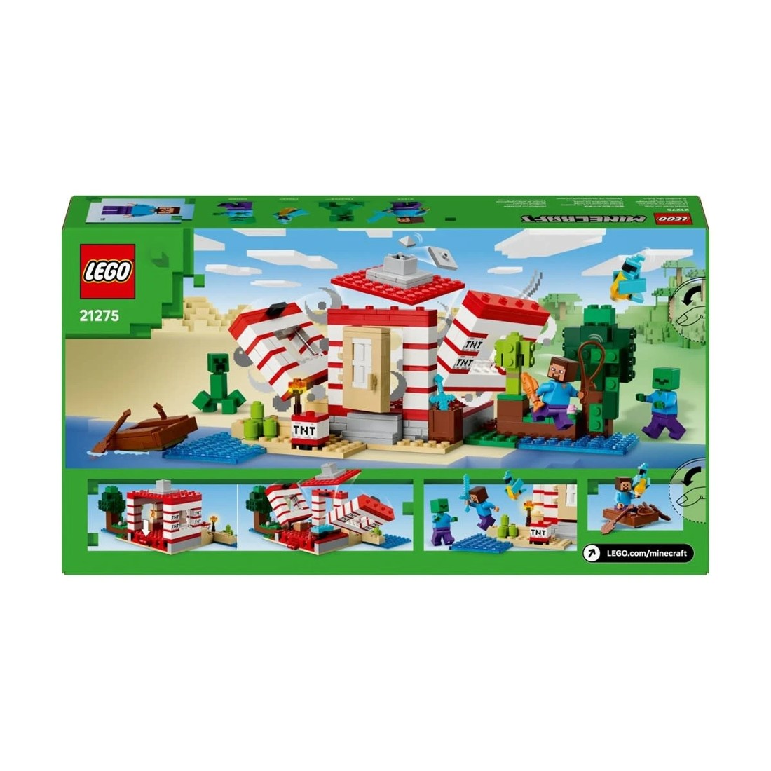 10 LEGO Minecraft The TNT Jungle House 21275, 10 of 10