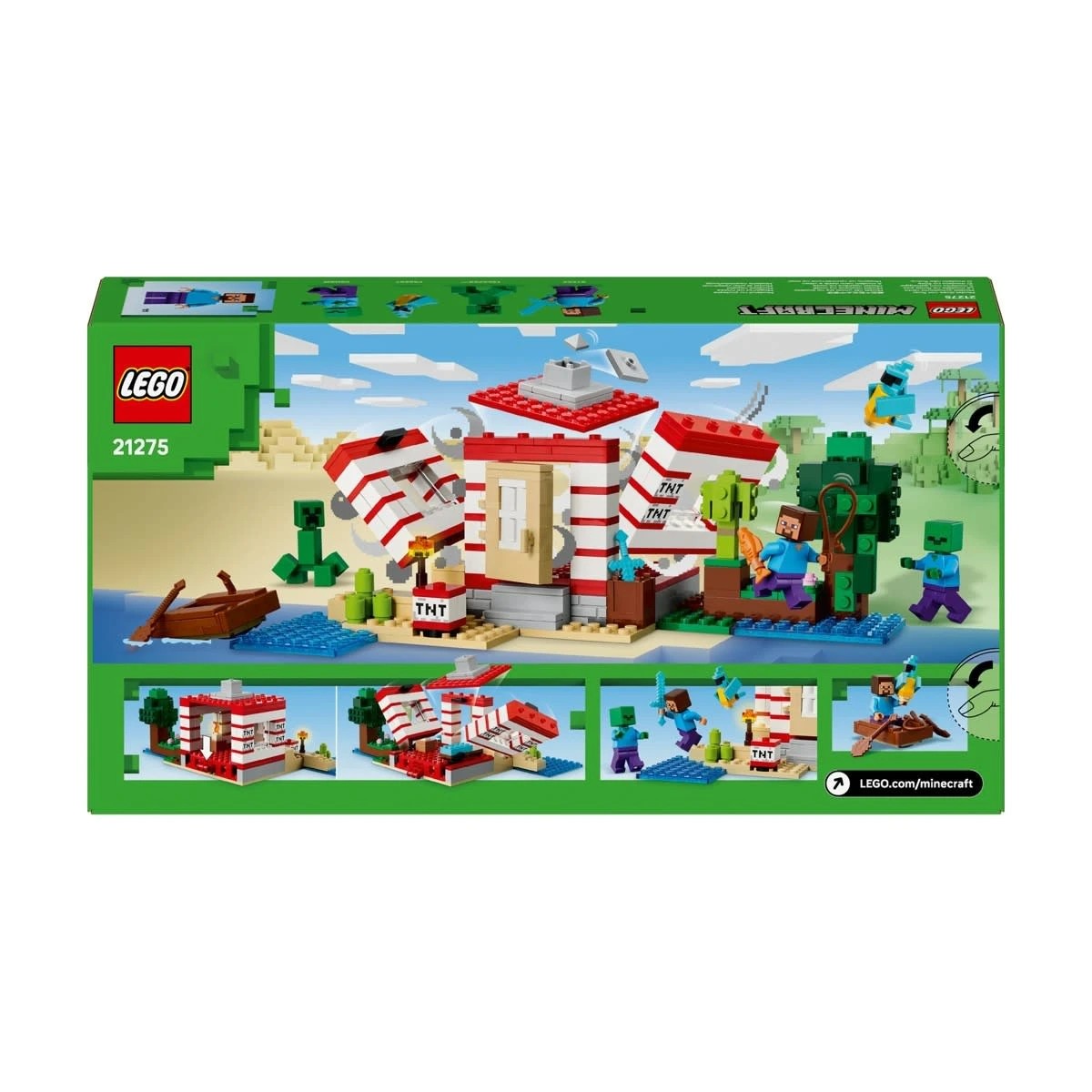 10 LEGO Minecraft The TNT Jungle House 21275, 10 of 10