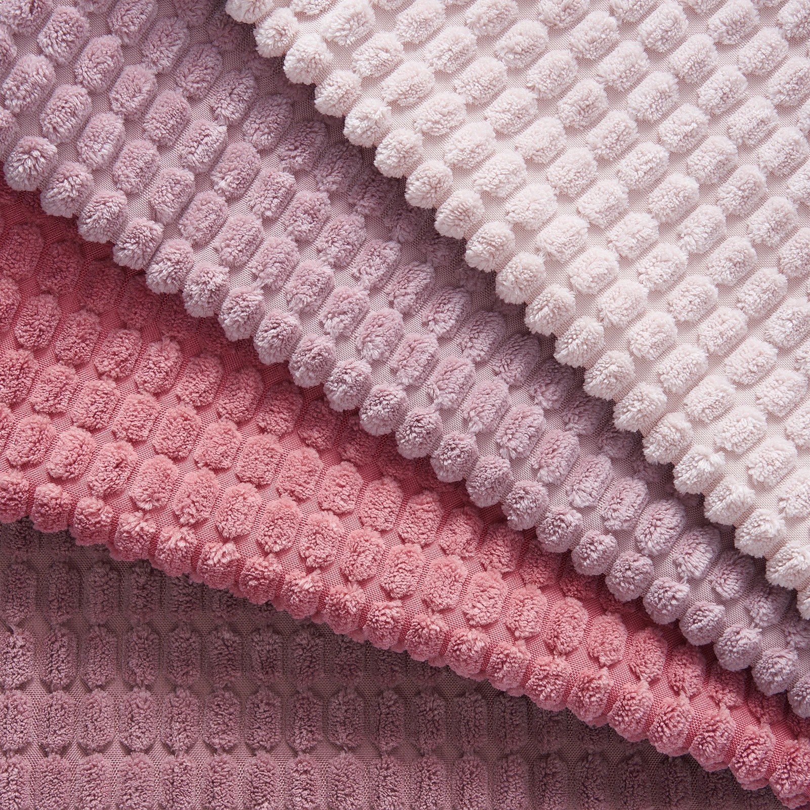 4 Gioia Casa 4-Pack Corduroy Corn Grain Inspired Cushion Covers 30x50cm - Pink, 4 of 5