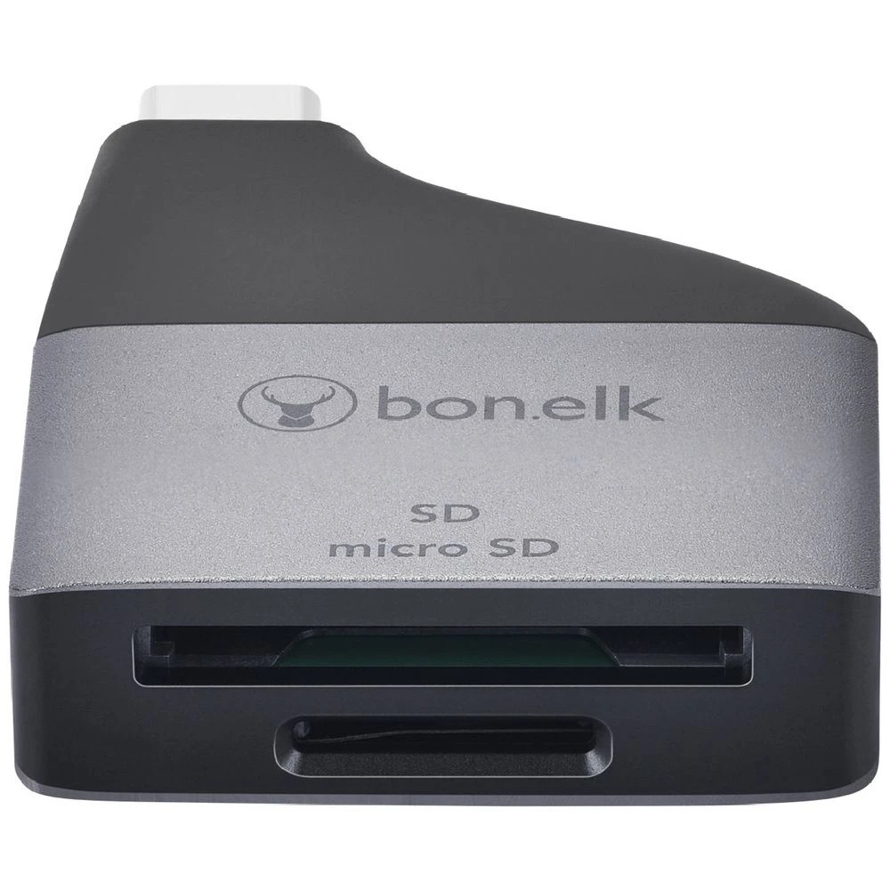 2 Bonelk USB-C to microSD/SD Card Adapter Grey, 2 of 6
