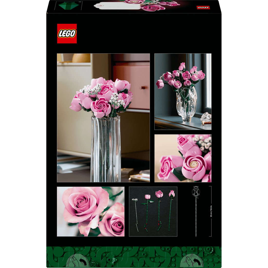 9 LEGO Botanicals Bouquet of Pink Roses 10374, 9 of 9