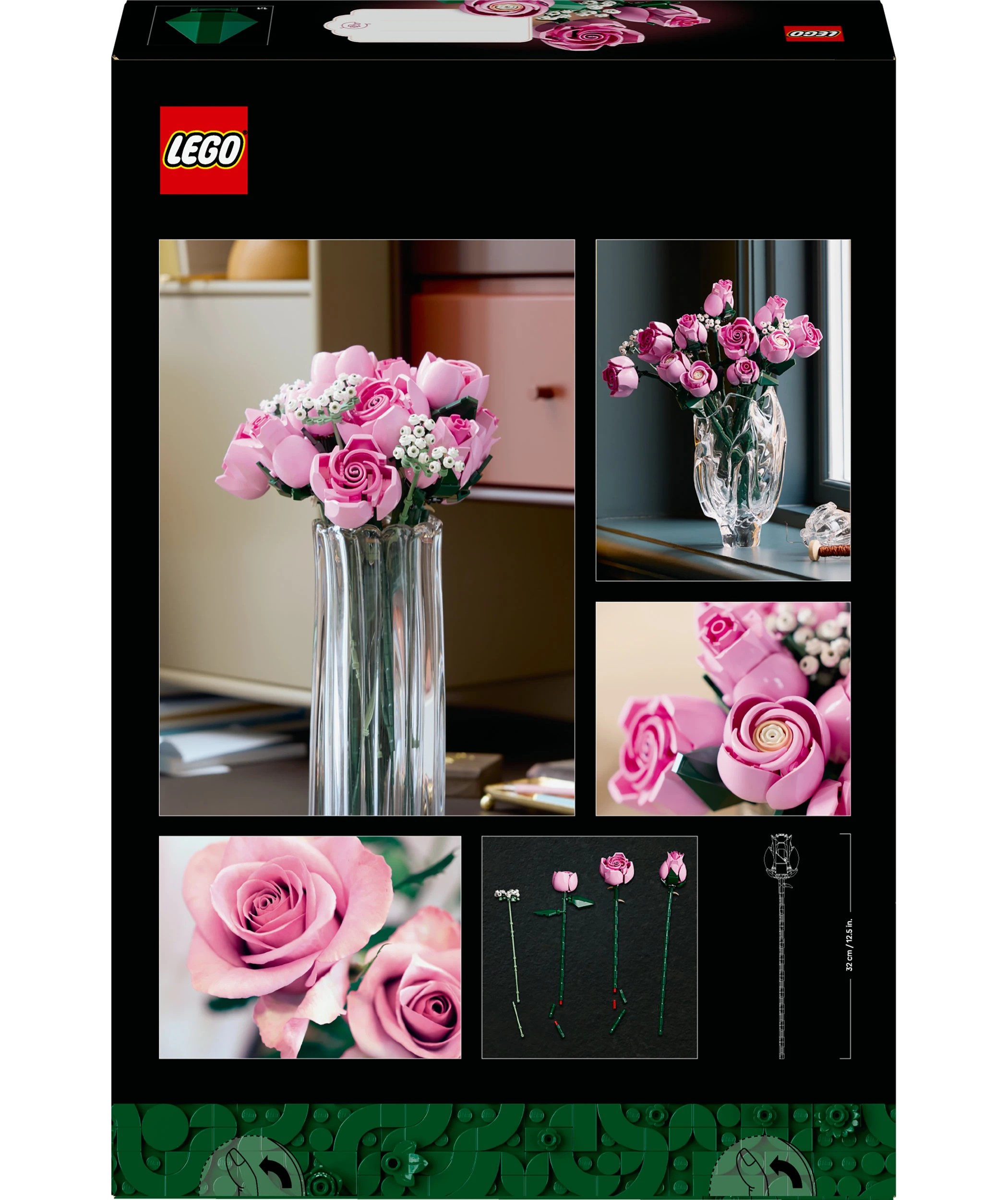 9 LEGO Botanicals Bouquet of Pink Roses 10374, 9 of 9