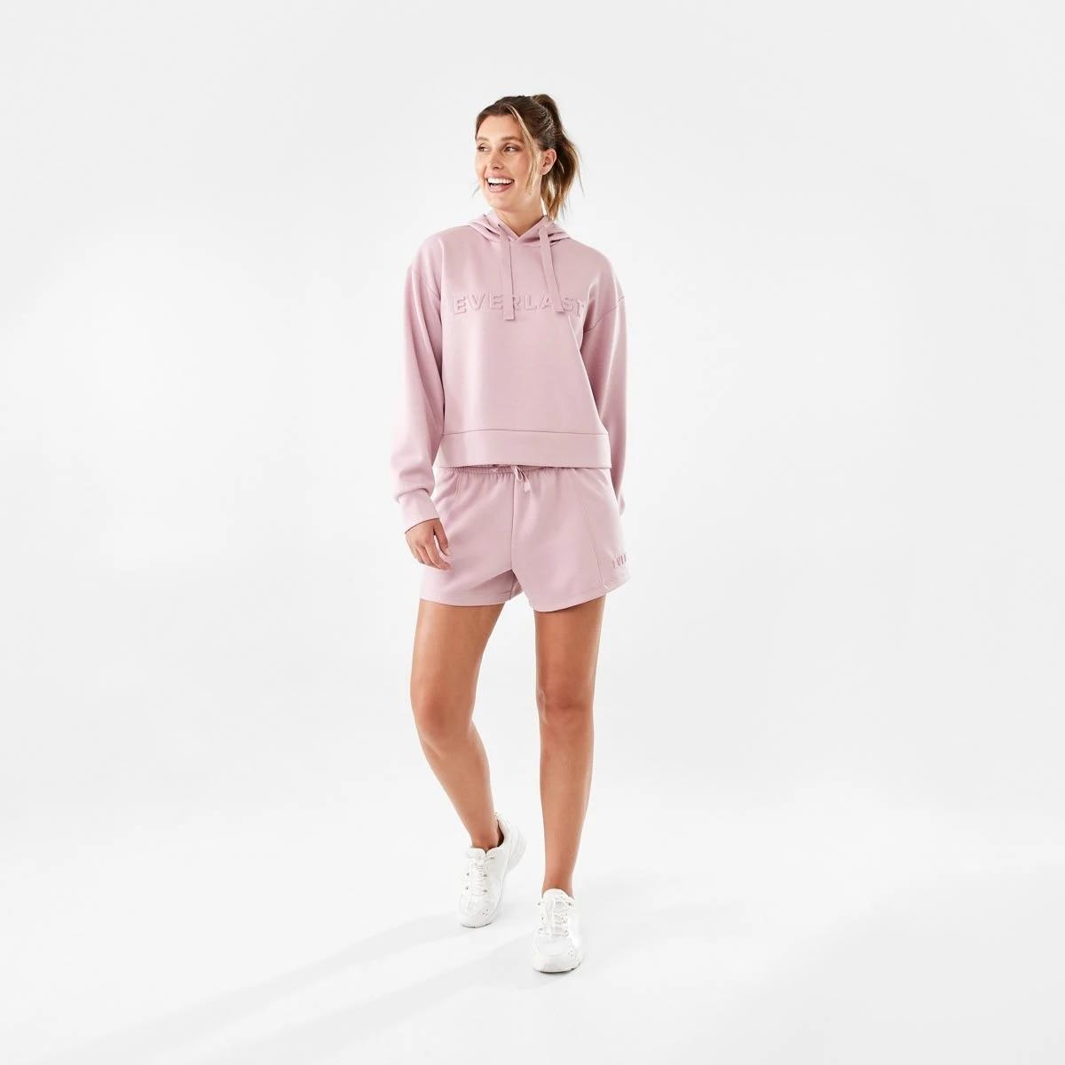 7 Everlast Womens Scuba Hoodie Dusty Pink, 7 of 7