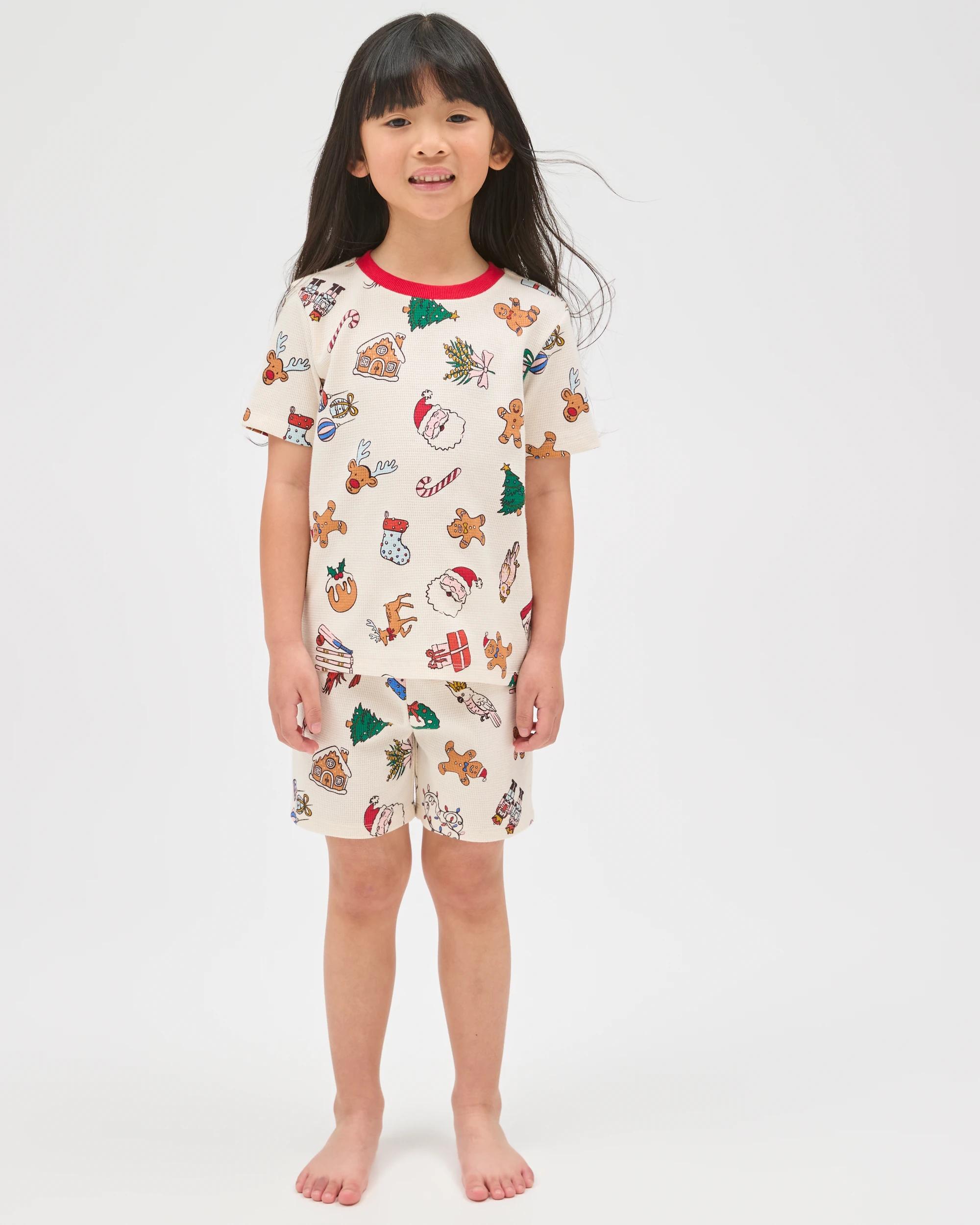 2 Target Kids Family Matching Christmas Australian Cotton Younger Kids Pyjama Set - Christmas Icons CHRISTMAS ICONS, 2 of 9