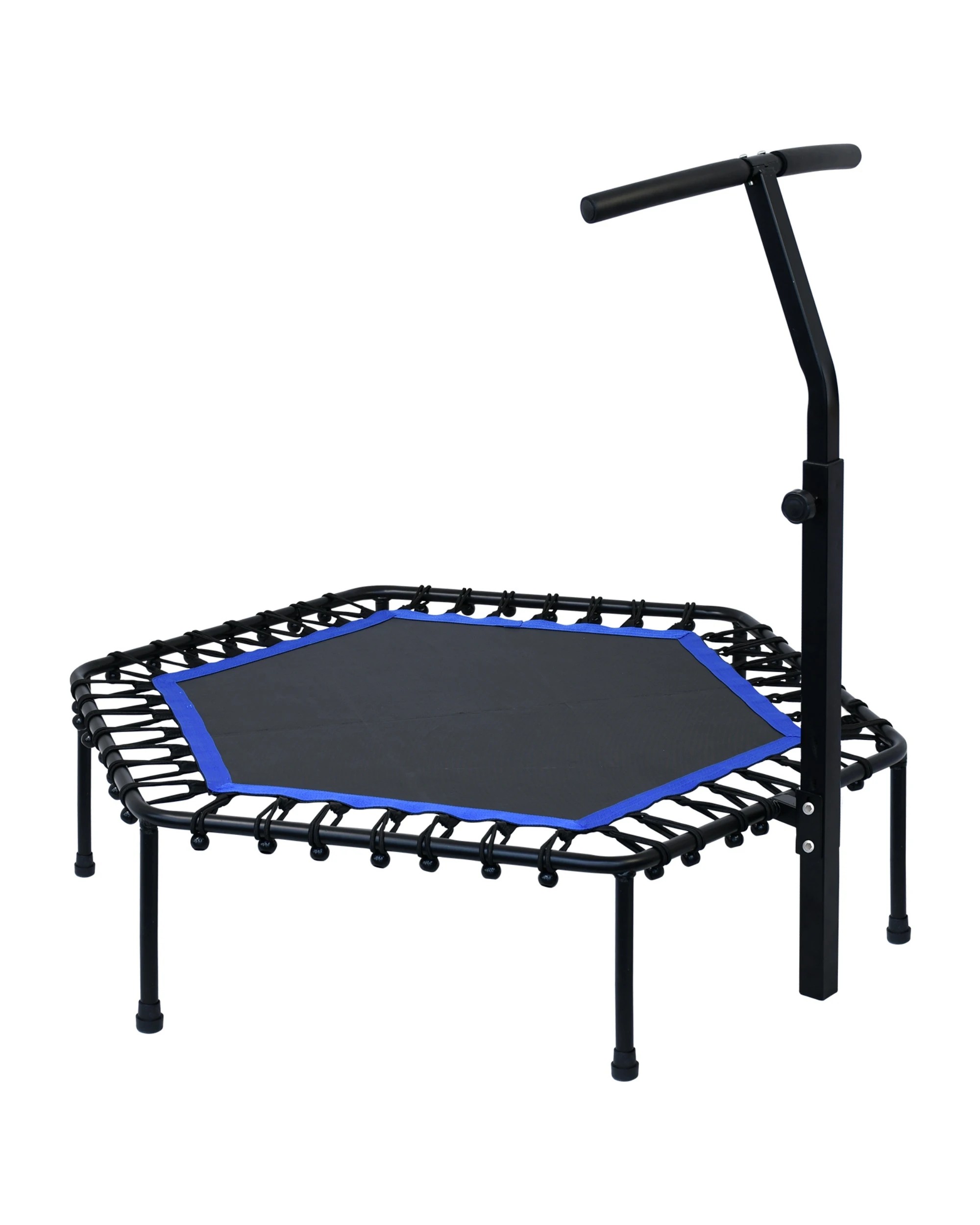 3 Advwin 50" Rebounder Mini Trampoline with Adjustable Handle Bar, 3 of 7