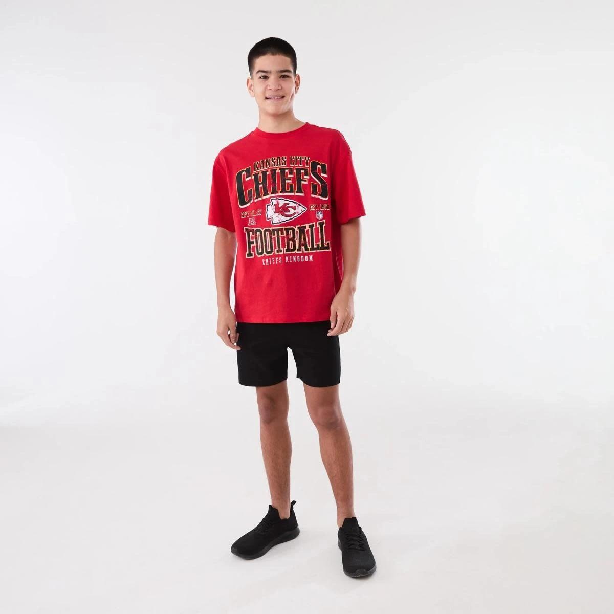 5 Official NFL Kids Youth T-shirt CHIEFS RED, 5 of 6