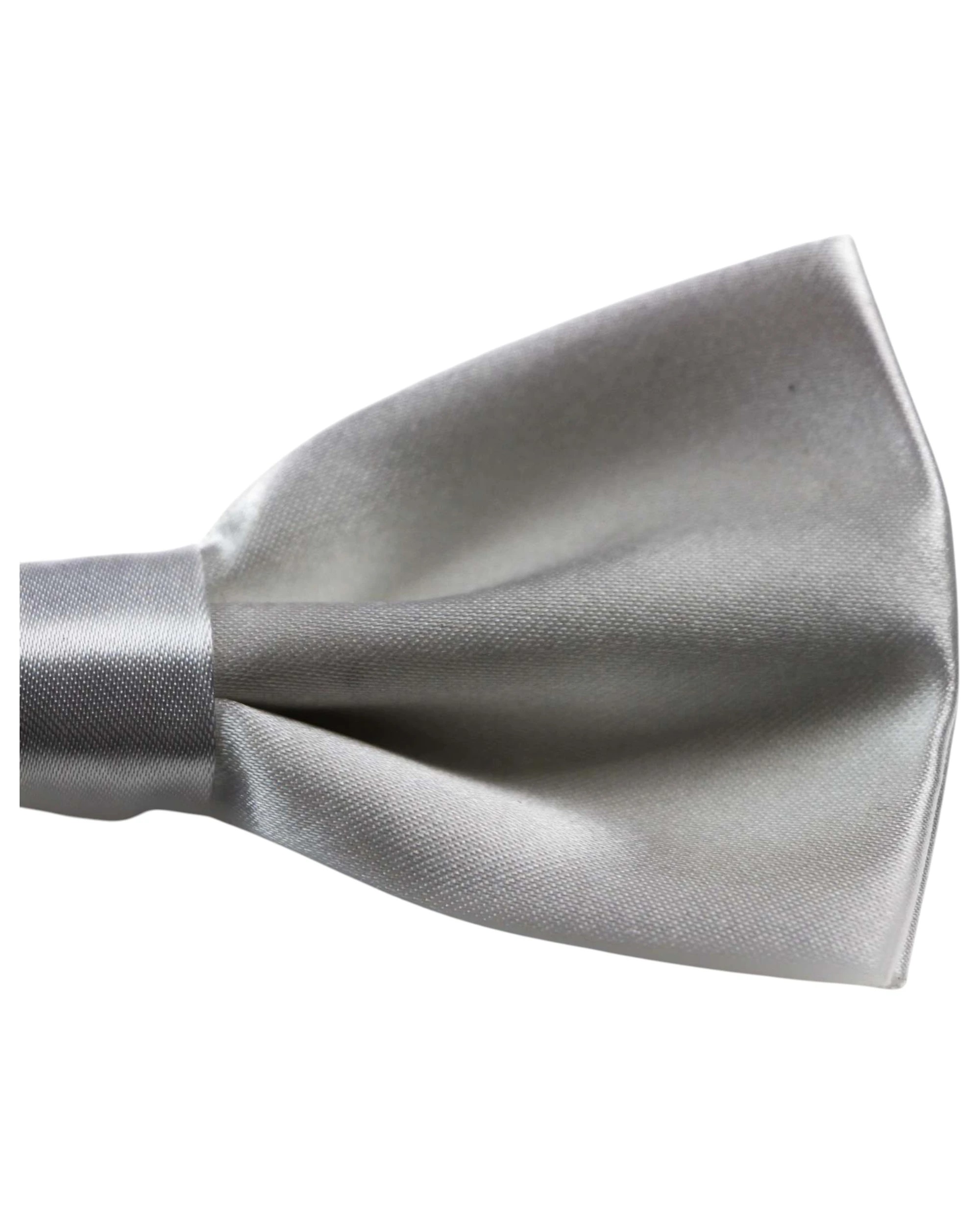3 Zasel Mens White Solid Plain Colour Bow Tie, 3 of 3