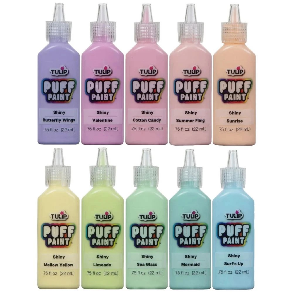 3 Tulip Dimensional Puff Fabric Paint Pastels 10 Pack, 3 of 4
