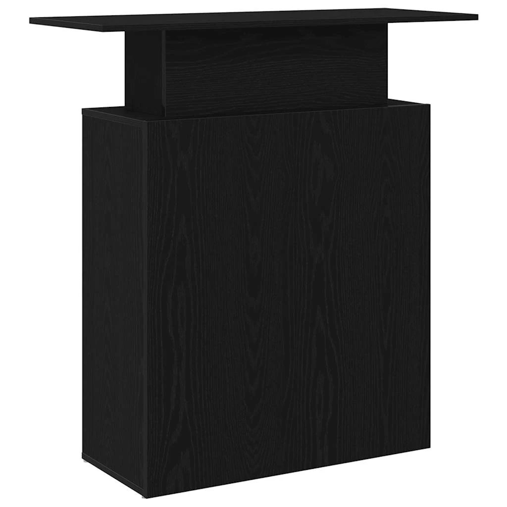 7 vidaXL reception desk Ample Storage - Black, 7 of 10