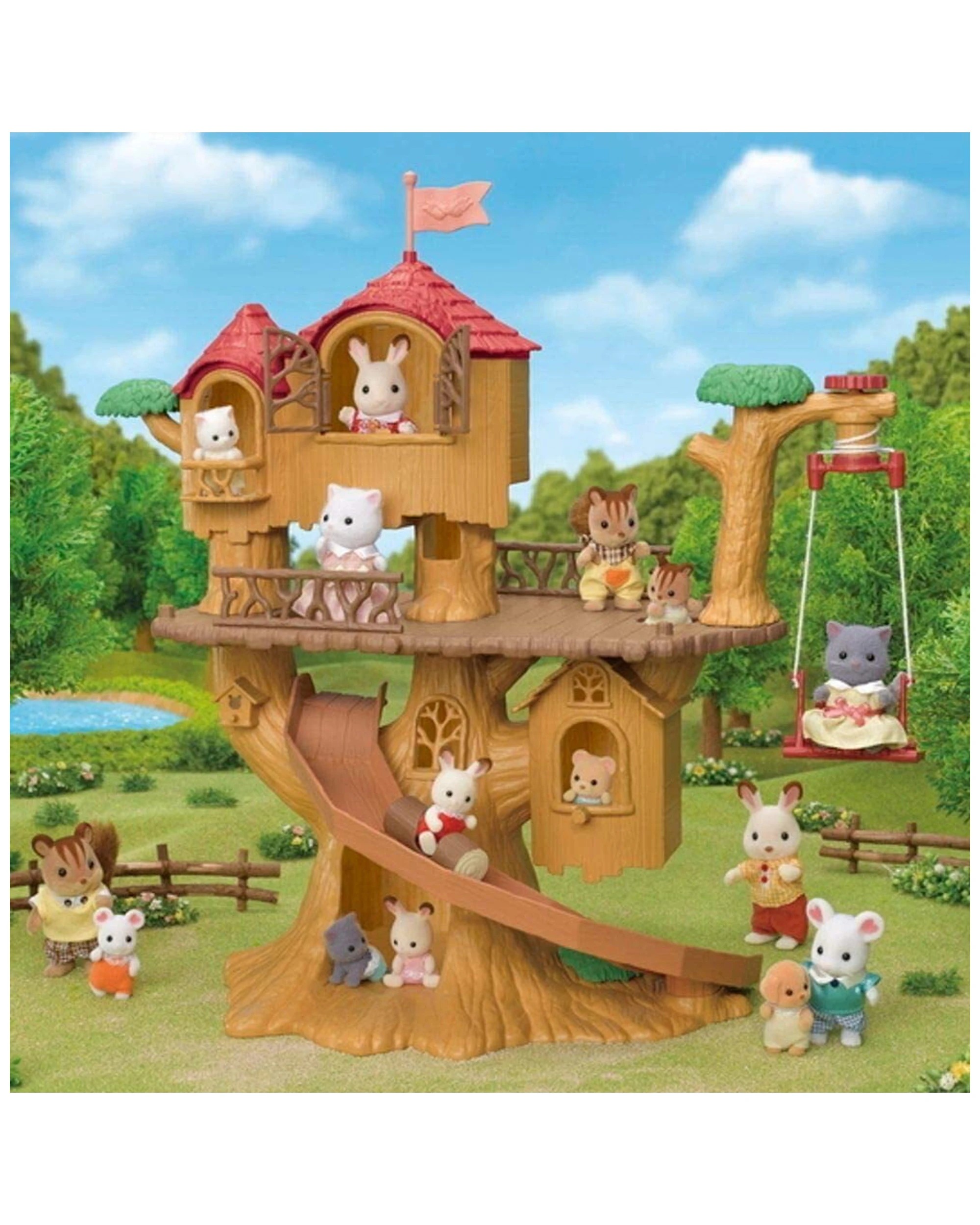 3 Sylvanian Families Adventure Tree House Kids Pretend Play Toy 3 Years Plus
 - Brown, 3 of 8