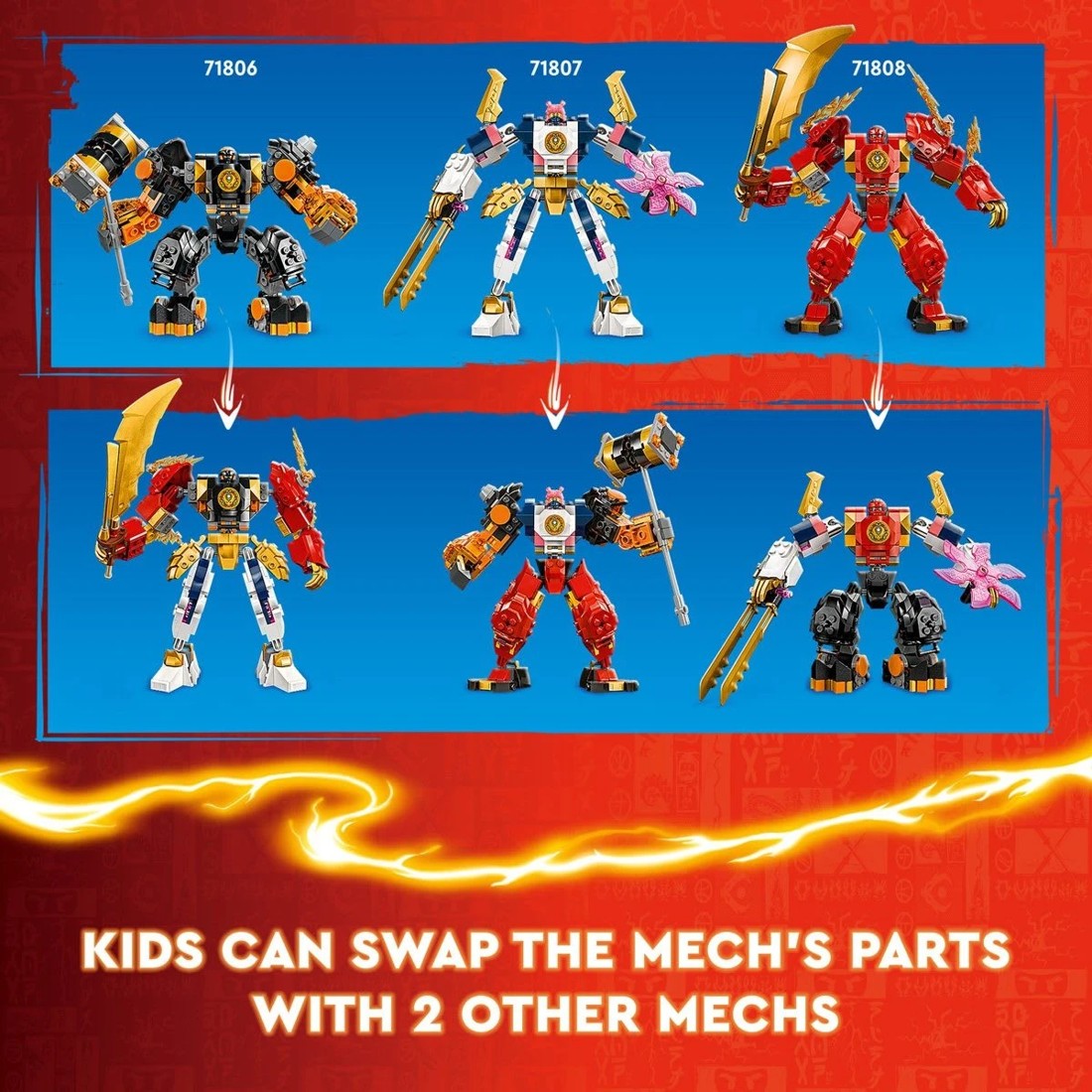 5 LEGO NINJAGO Cole's Elemental Earth Mech 71806, 5 of 11