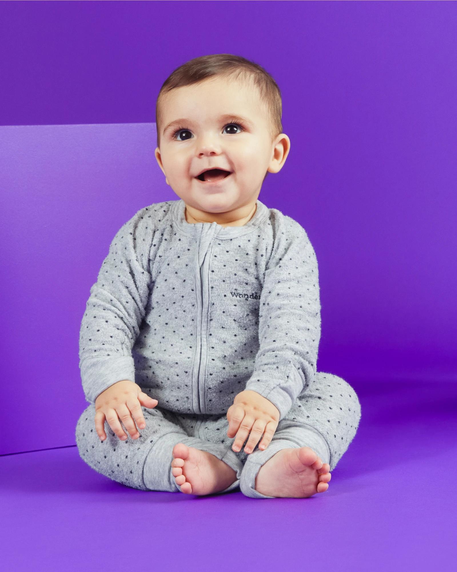 2 Bonds Baby Poodlette Coverall GREY MARLE, 2 of 6