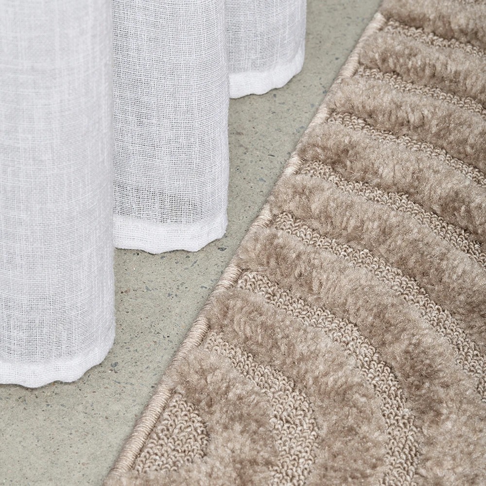 3 Common Ground Rugs Sanctuary Zina 400x80cm - Large Runner Power Loomed Rug - Beige, 3 of 7