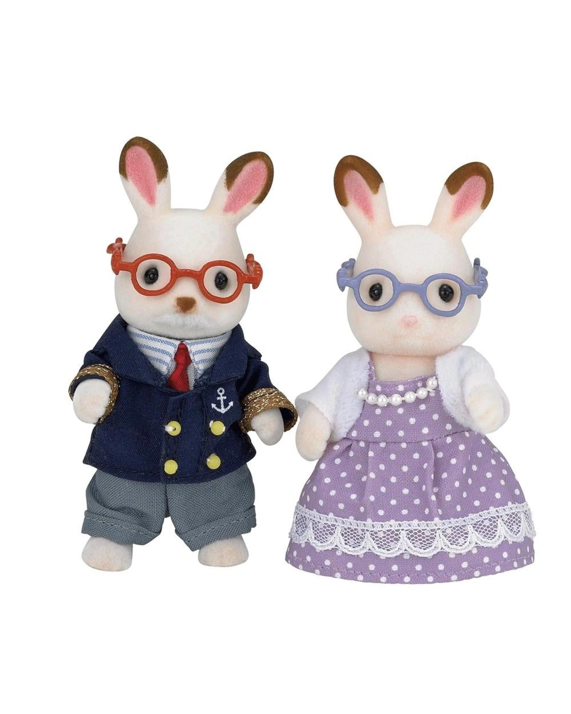 2 Sylvanian Families Chocolate Rabbit Grandparents, 2 of 2
