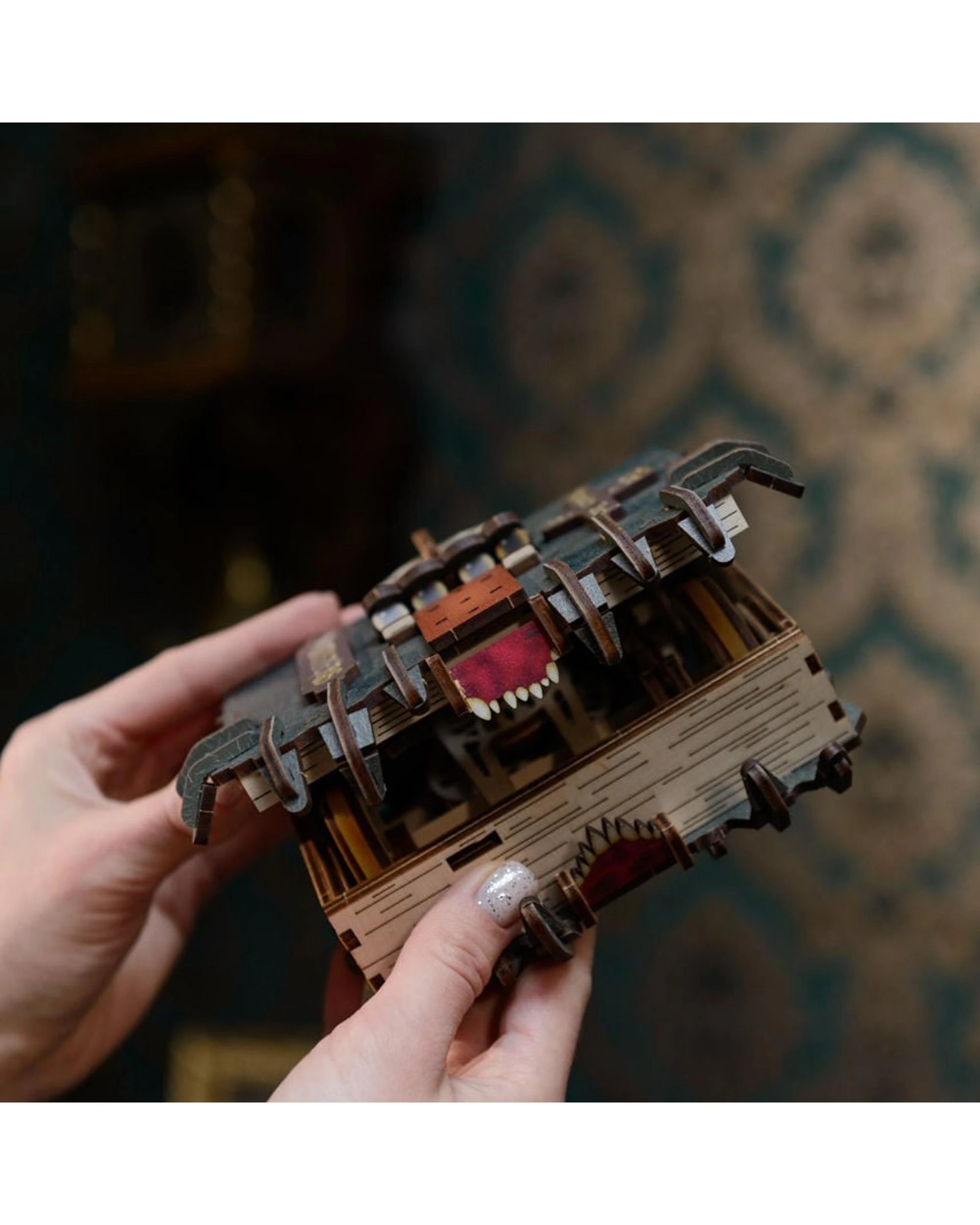 8 UGears Harry Potter The Monster Book of Monsters Model Kit, 8 of 9